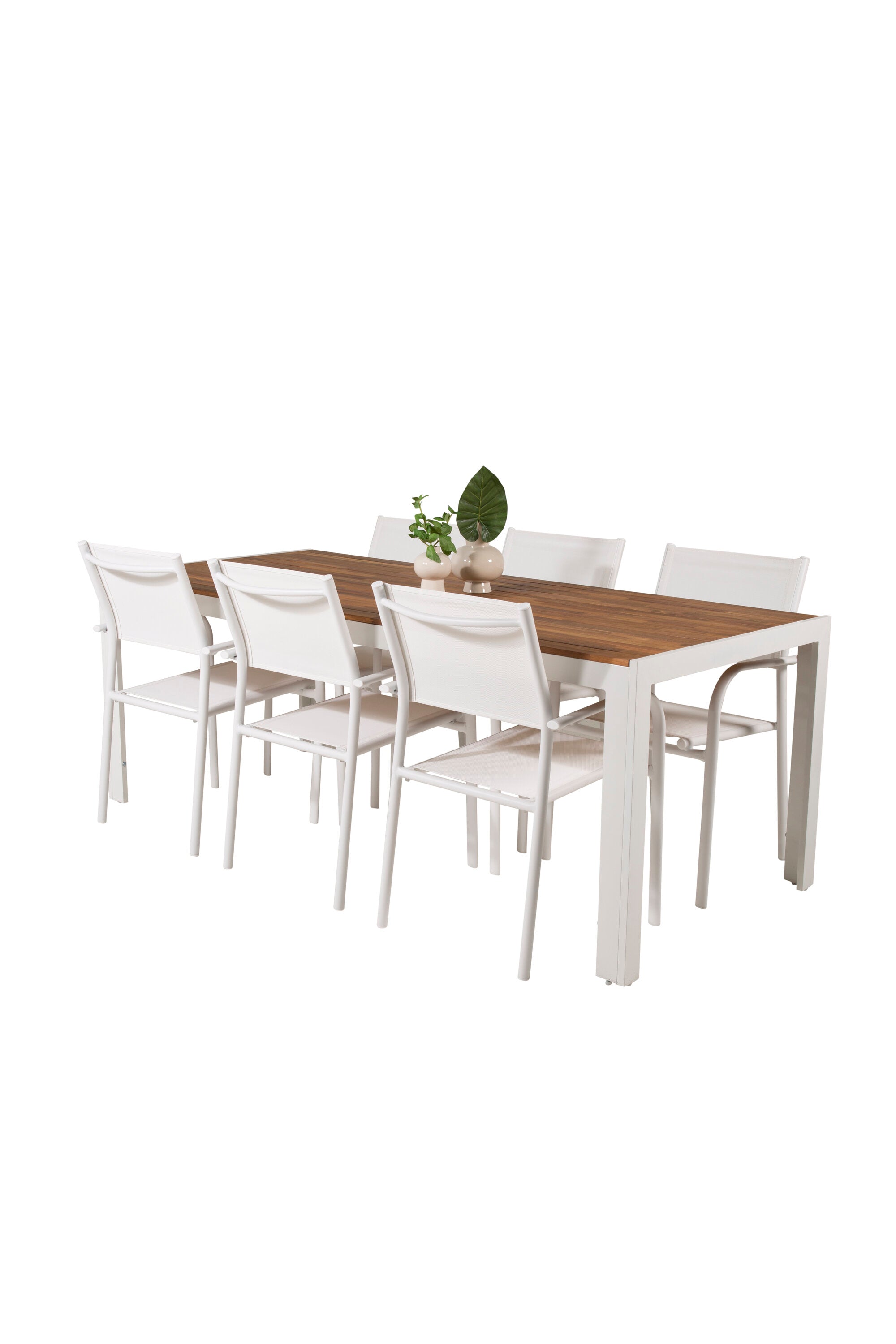 Venture Home Matgrupp Bois med stolarna Santorini