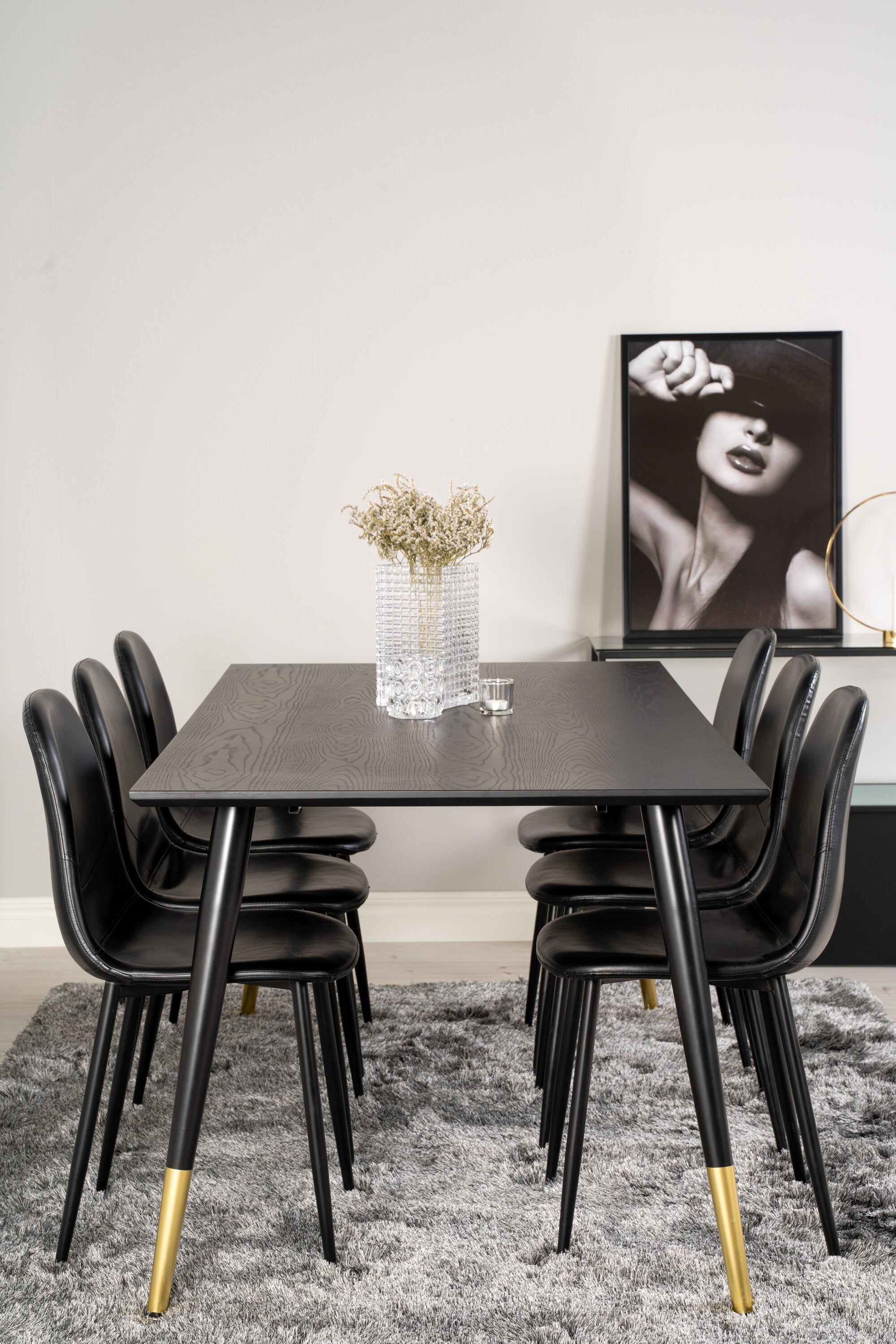 Venture Home Dipp Rektangulär Matgrupp