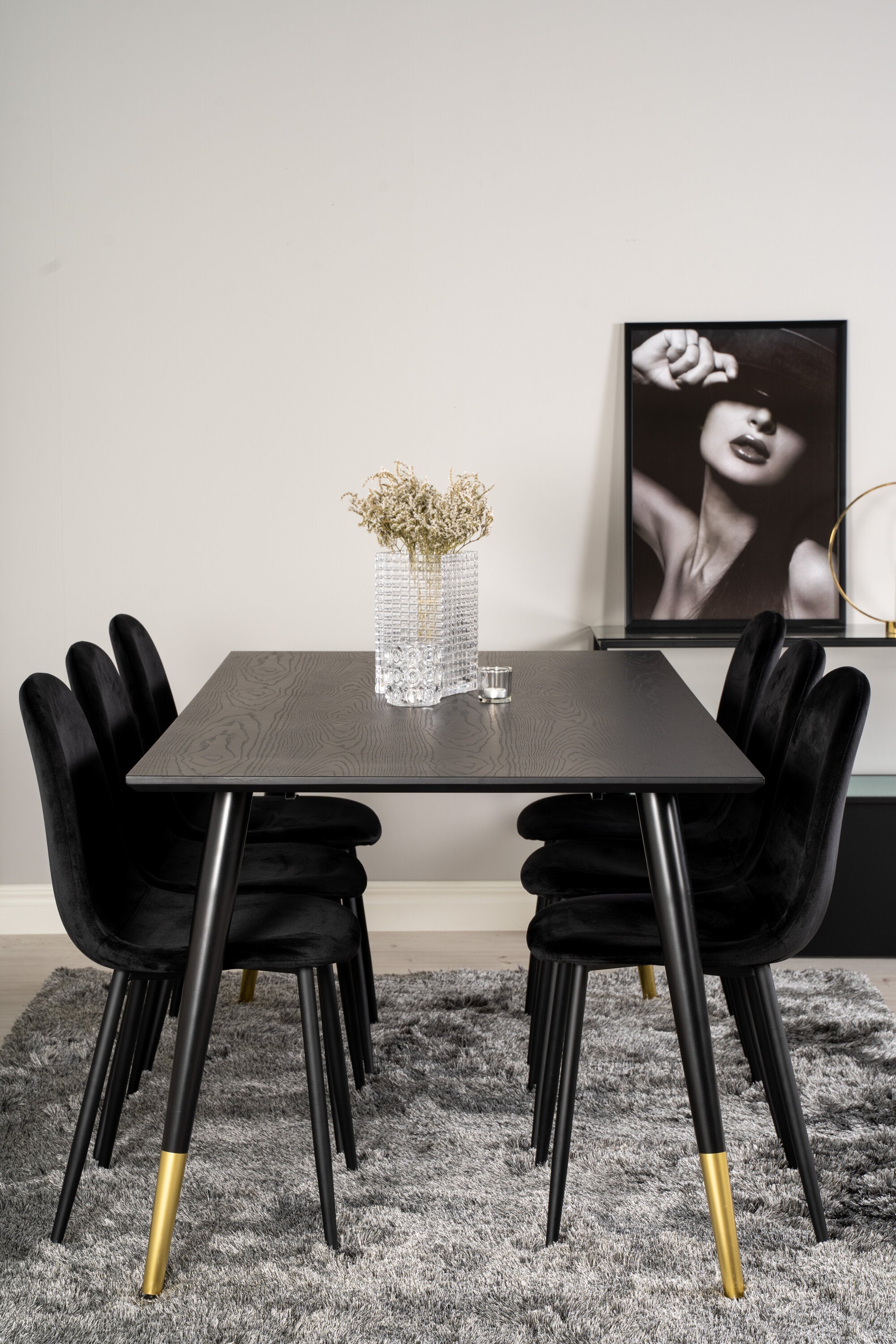 Venture Home Dipp Rektangulär Matgrupp