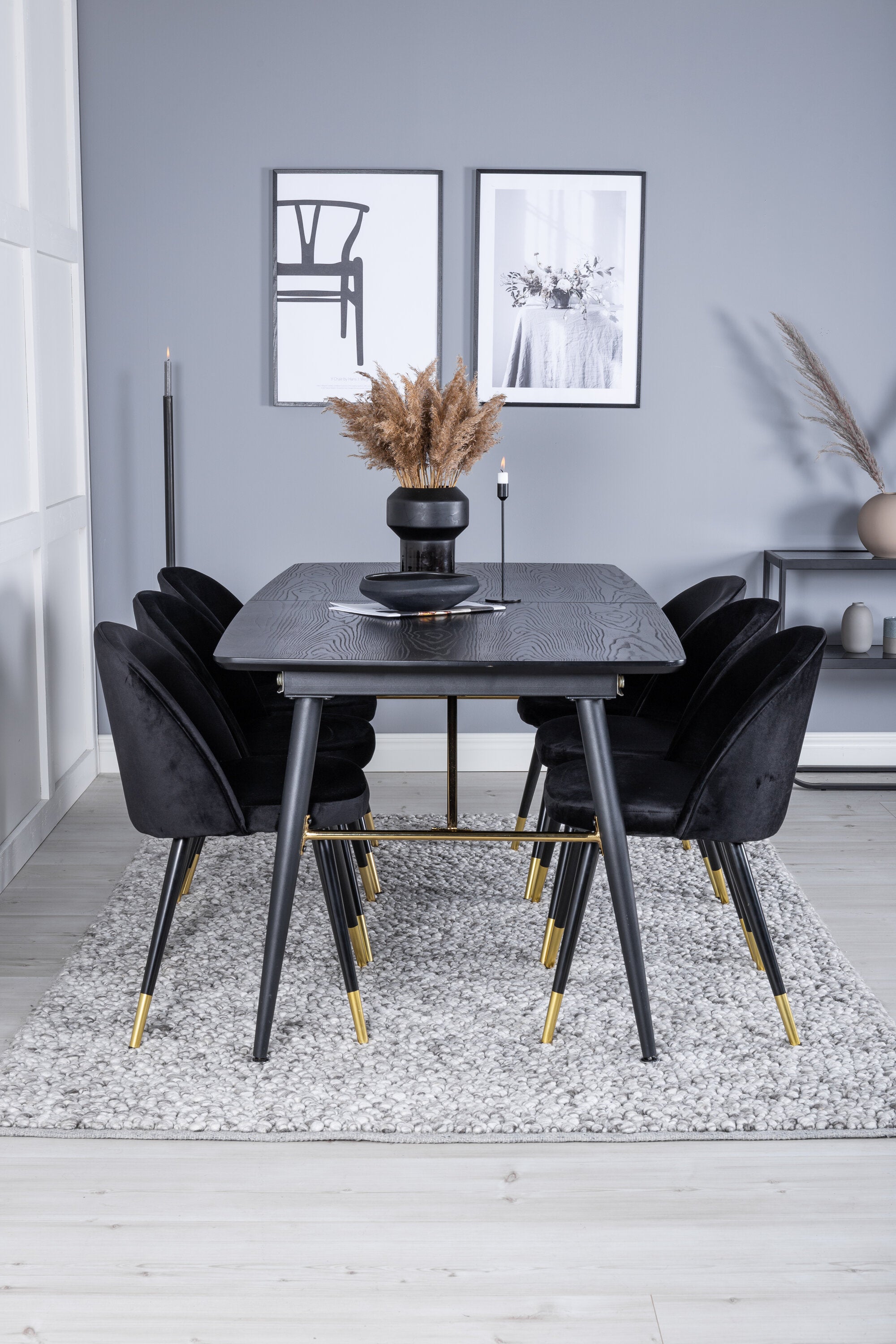 Venture Home Gold Rektangulär Matgrupp