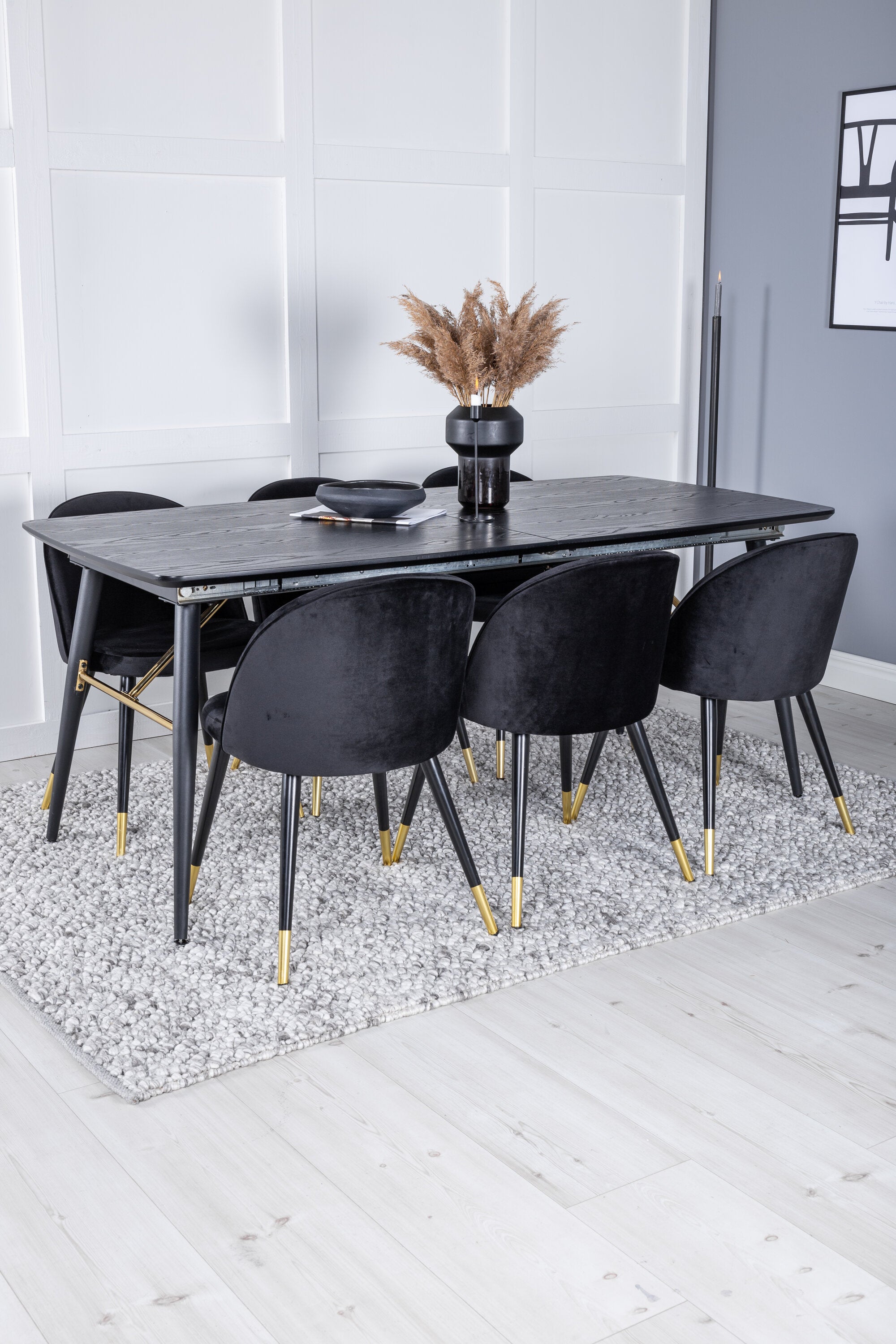 Venture Home Gold Rektangulär Matgrupp