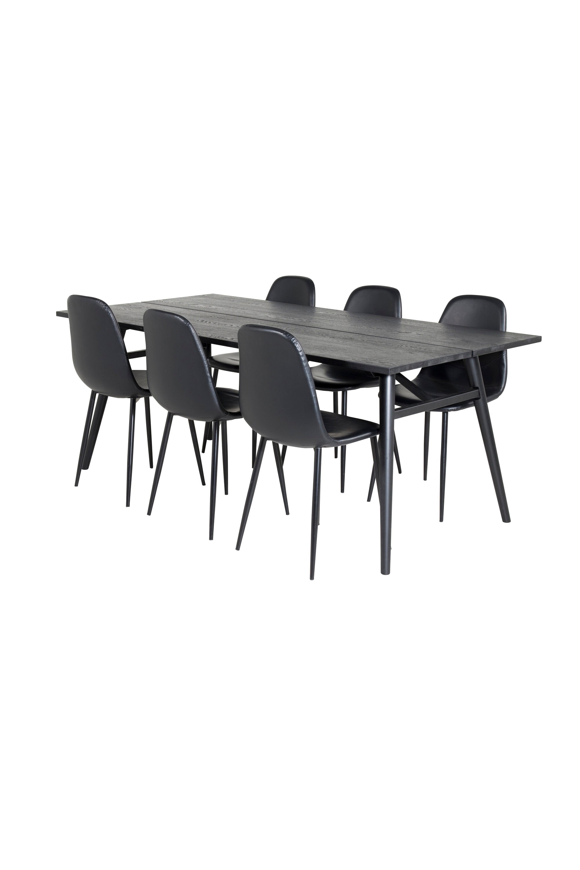 Venture Home Sleek Rektangulär Matgrupp med Polar Stolar