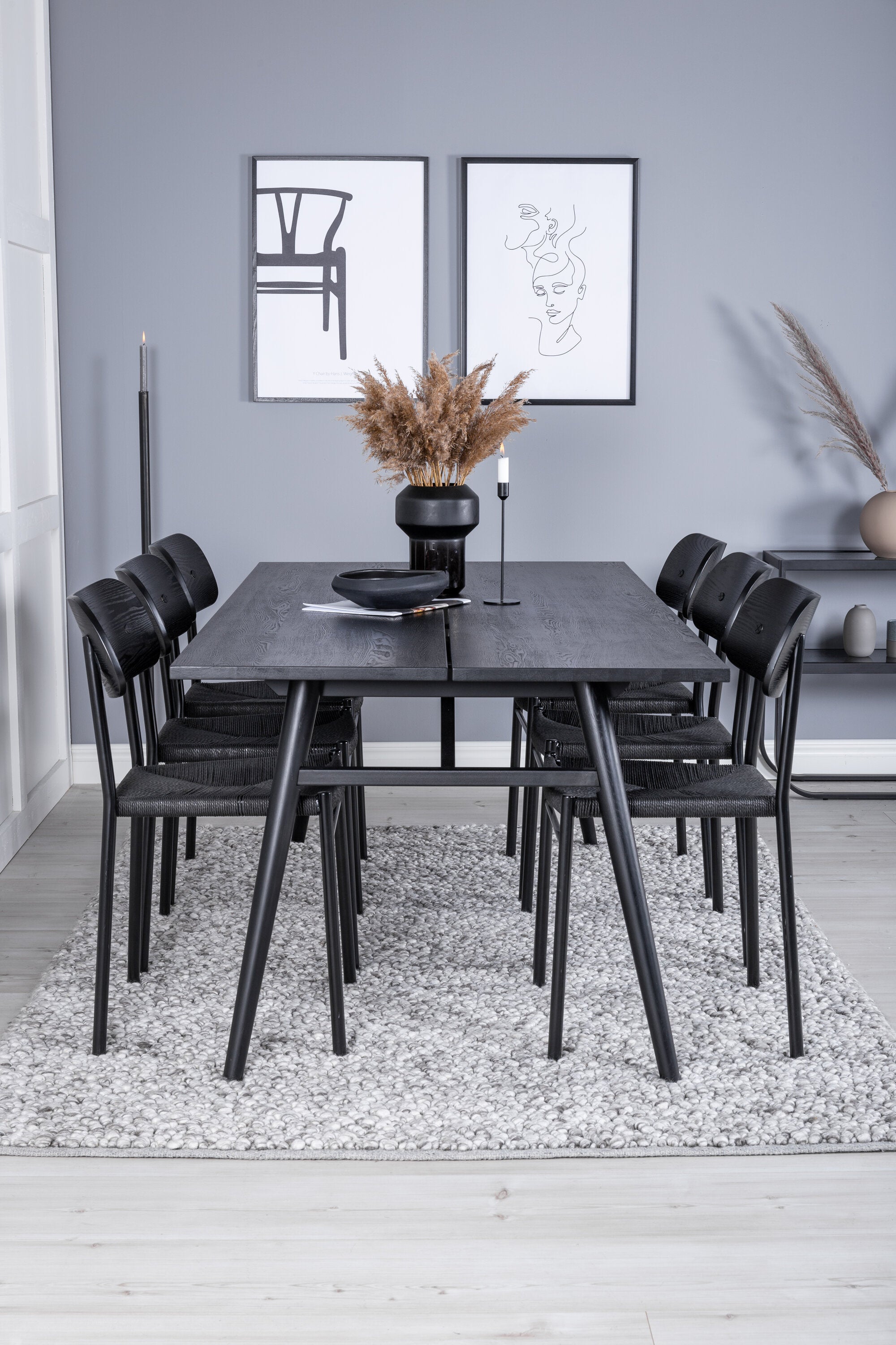 Venture Home Sleek Rektangulär Matgrupp