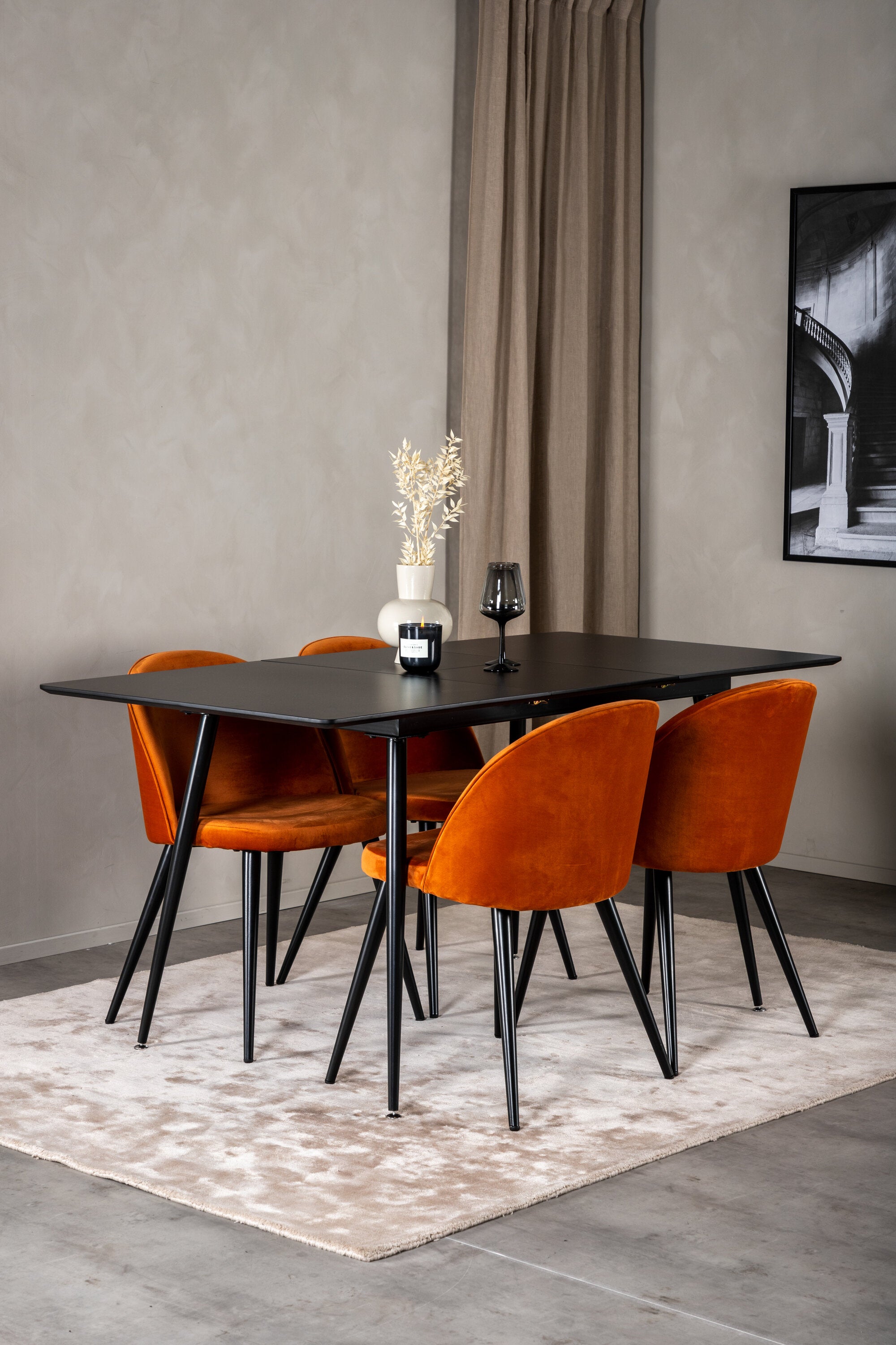 Venture Home Matgrupp Silar med stolarna Velvet
