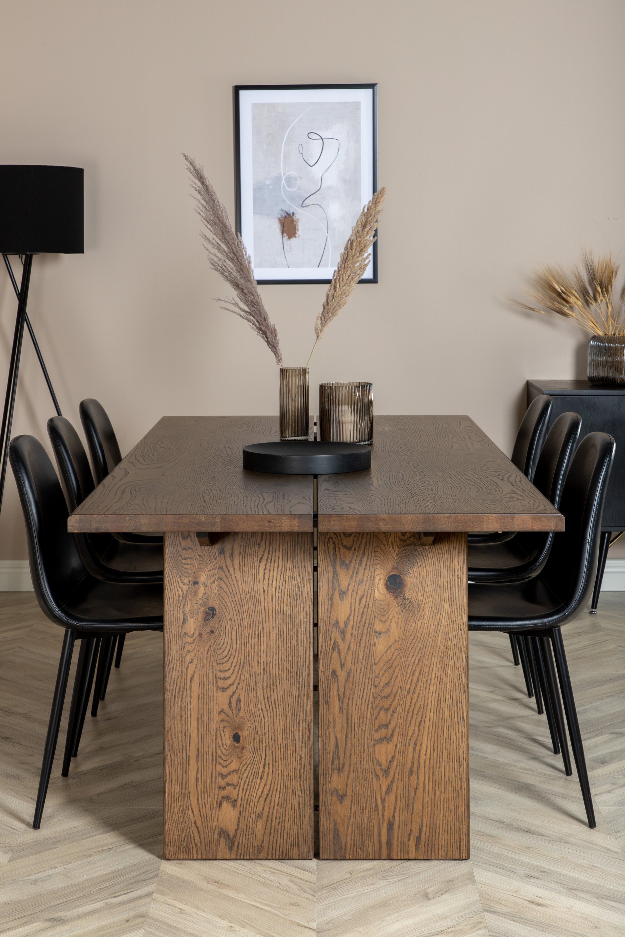 Venture Home Logger Rektangulär Matgrupp