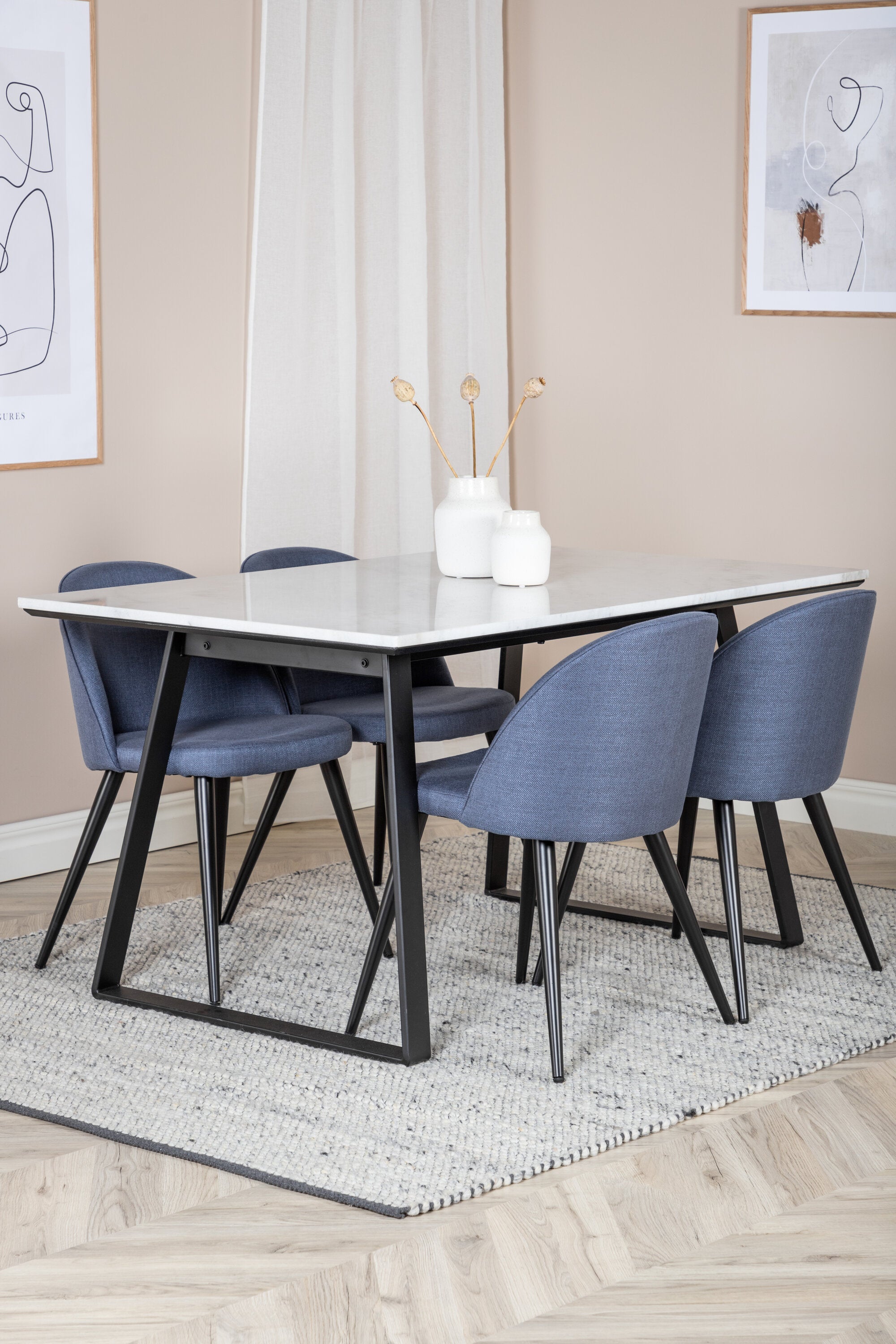 Venture Home Estelle Rektangulär Matgrupp