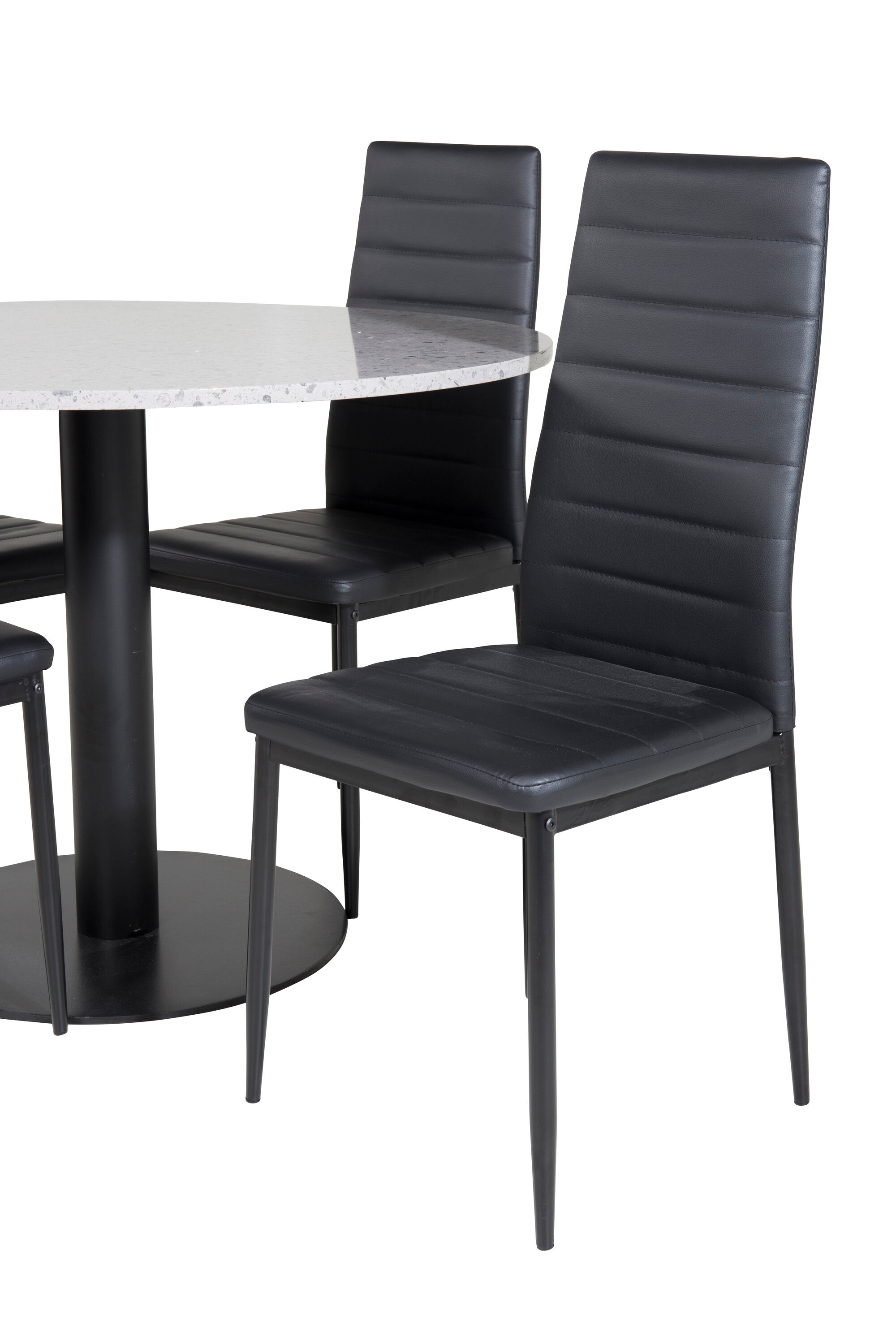 Venture Home Razzia Rund Matgrupp med Slim Stolar