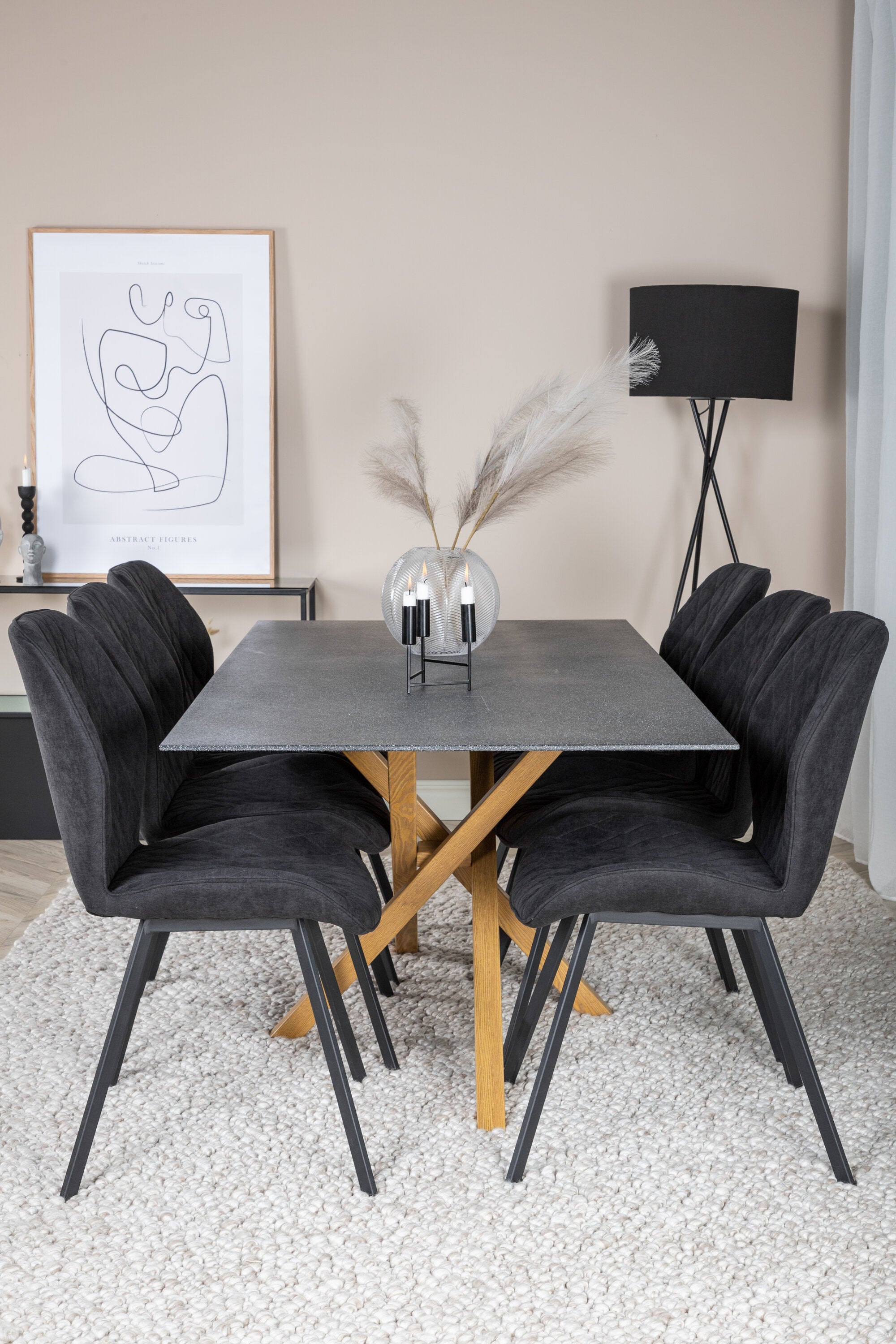 Venture Home Piazza Rektangulär Matgrupp