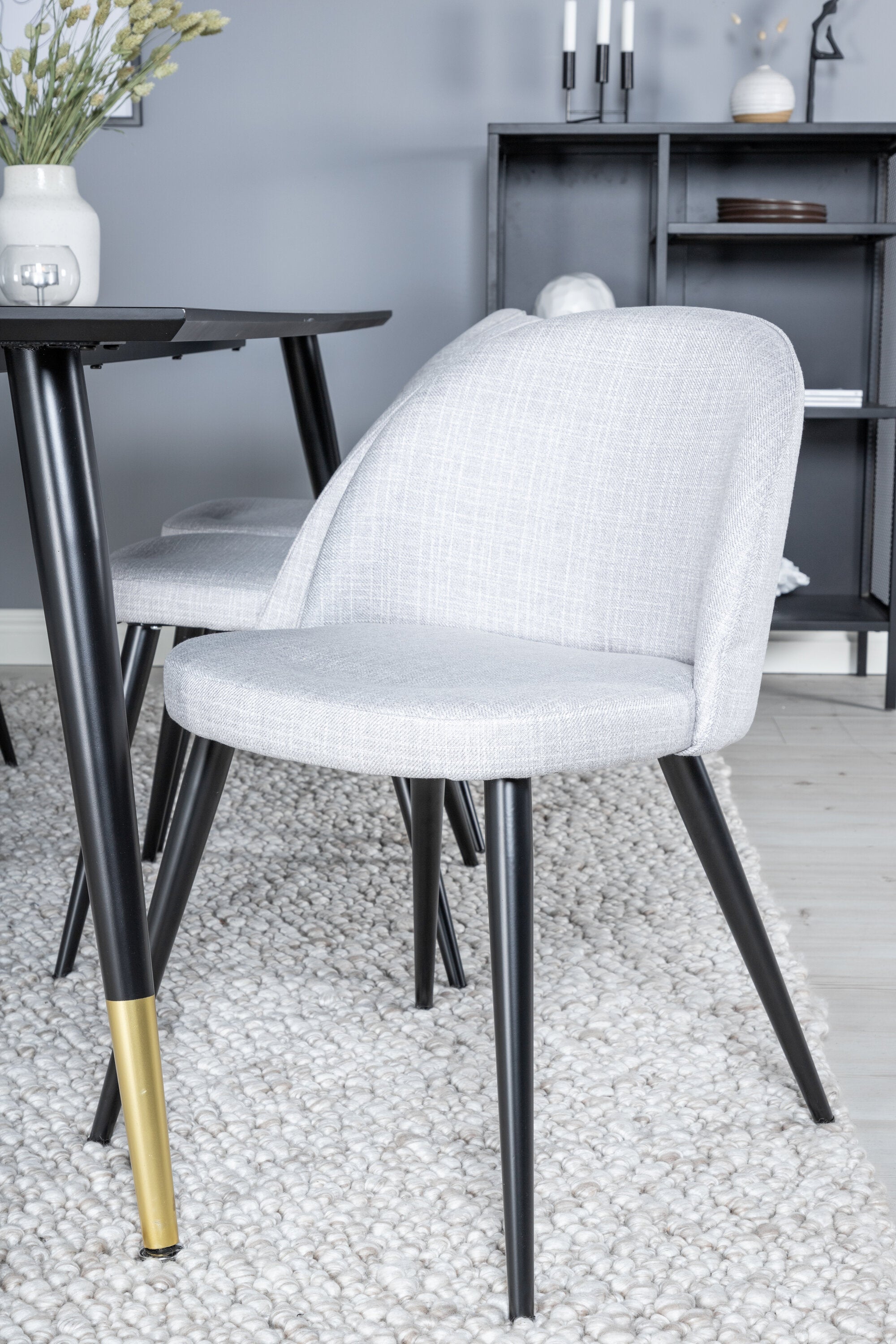 Venture Home Dipp Matgrupp med Velvetstolar