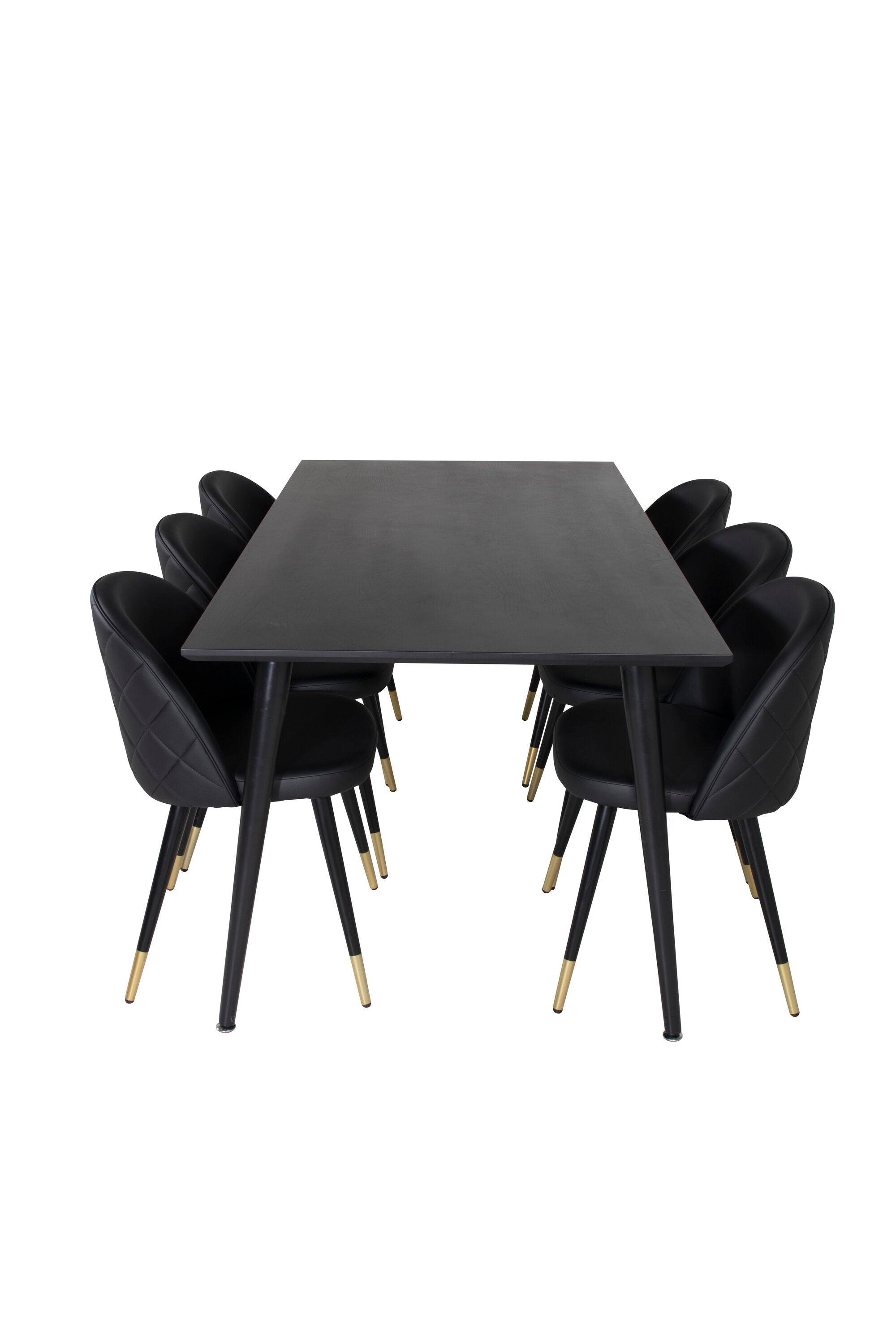 Venture Home Dipp Matgrupp med Velvetstolar