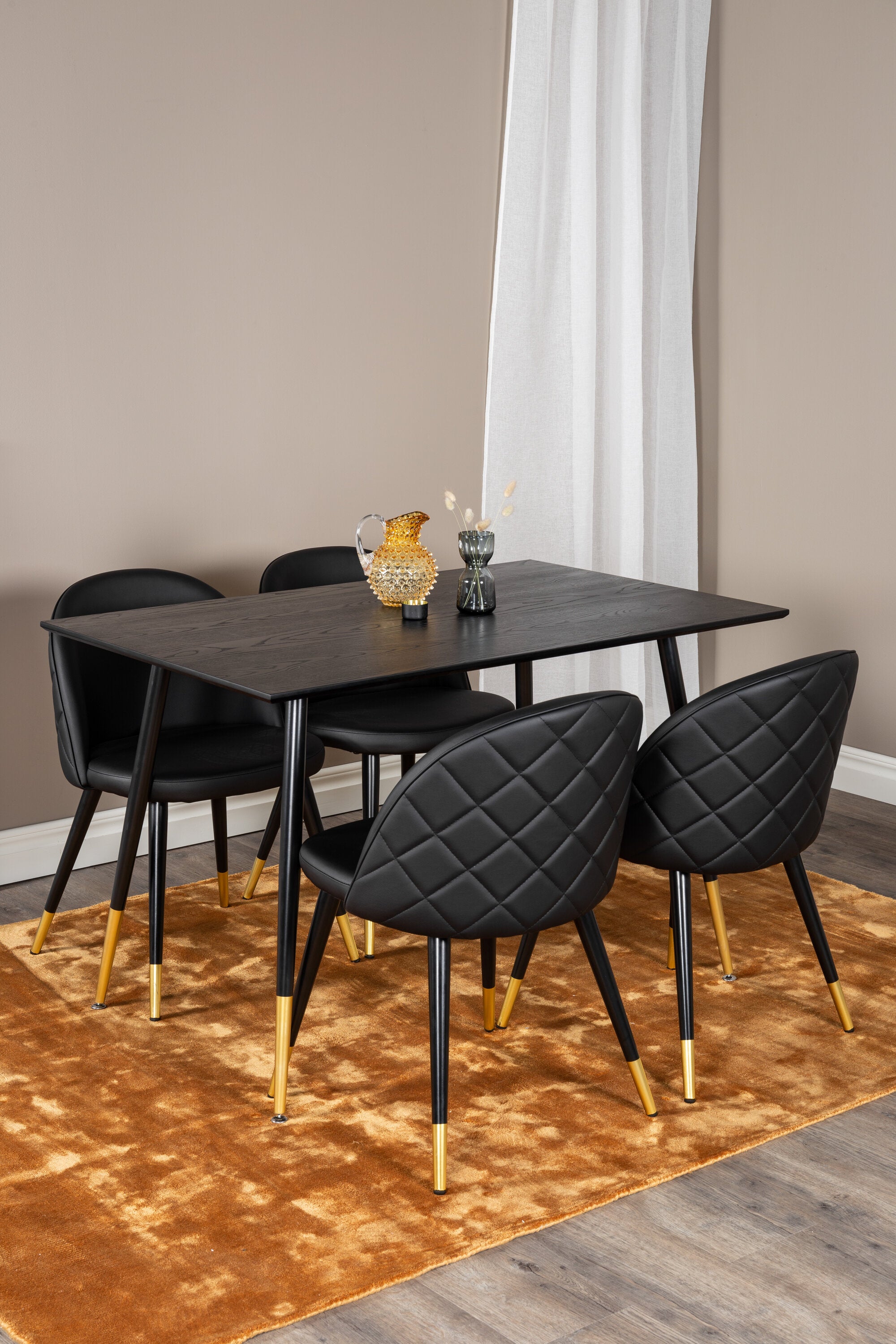 Venture Home Velvet Rund Matgrupp