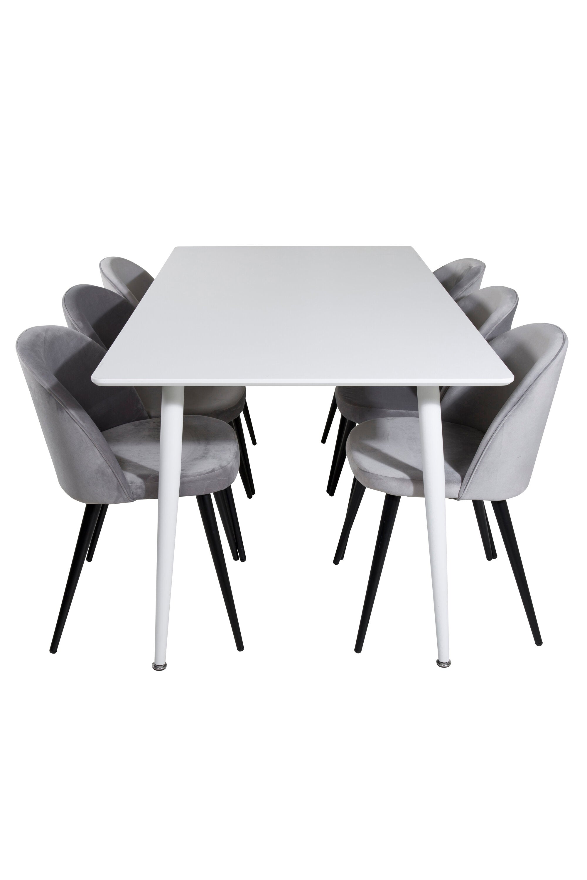 Venture Home Matgrupp Polar med stolarna Velvet
