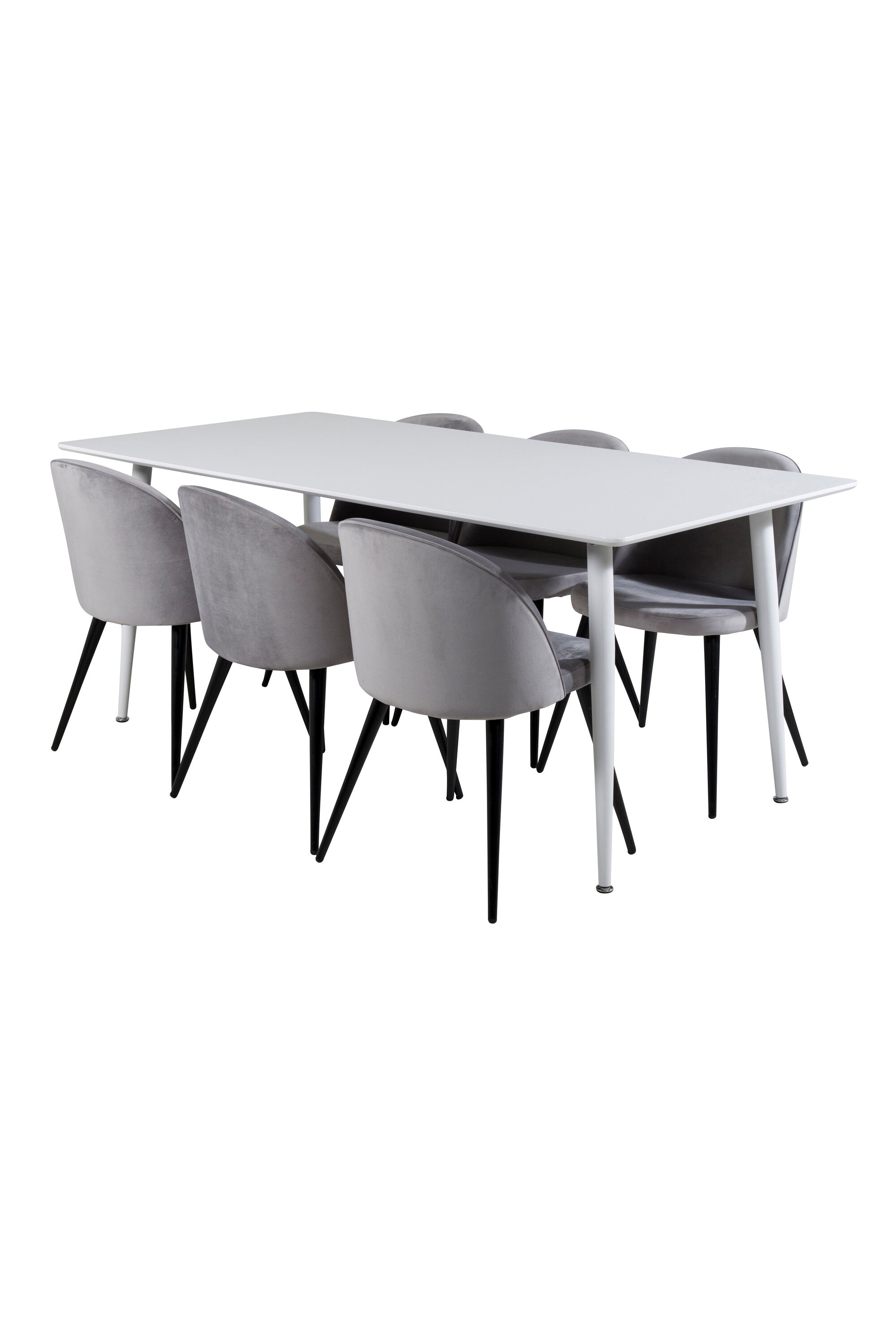 Venture Home Matgrupp Polar med stolarna Velvet