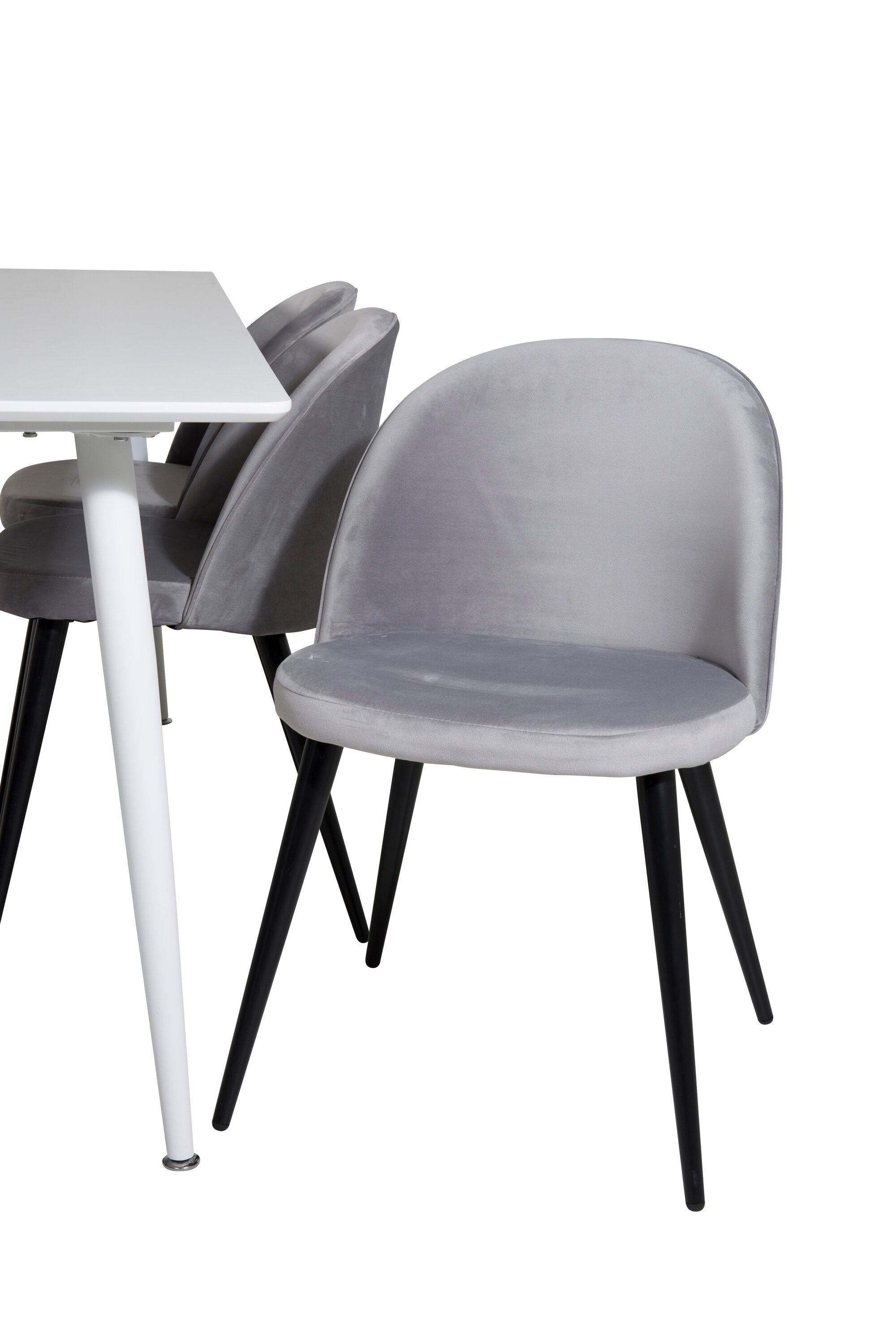 Venture Home Matgrupp Polar med stolarna Velvet