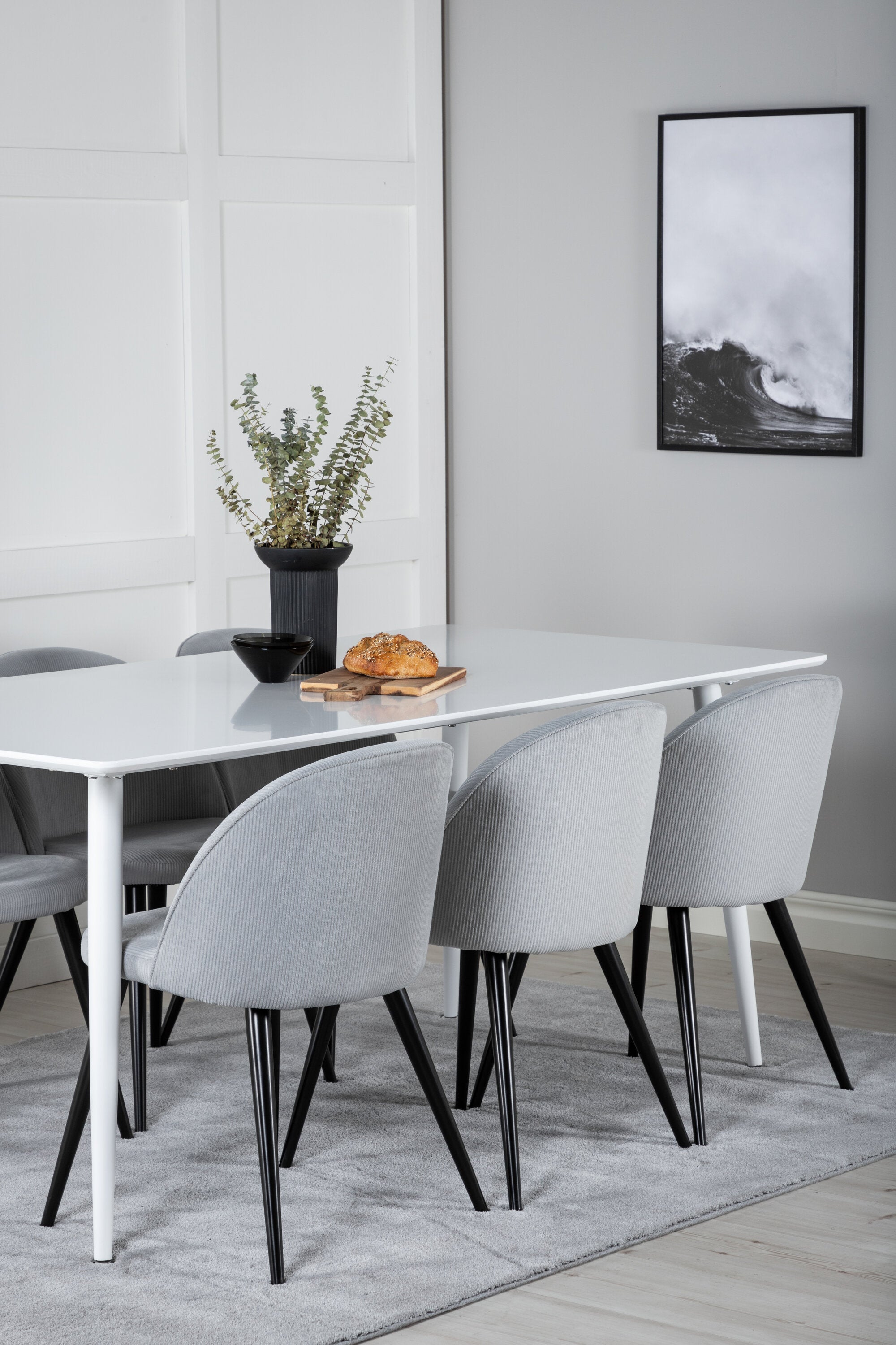 Venture Home Matgrupp Polar med stolarna Velvet