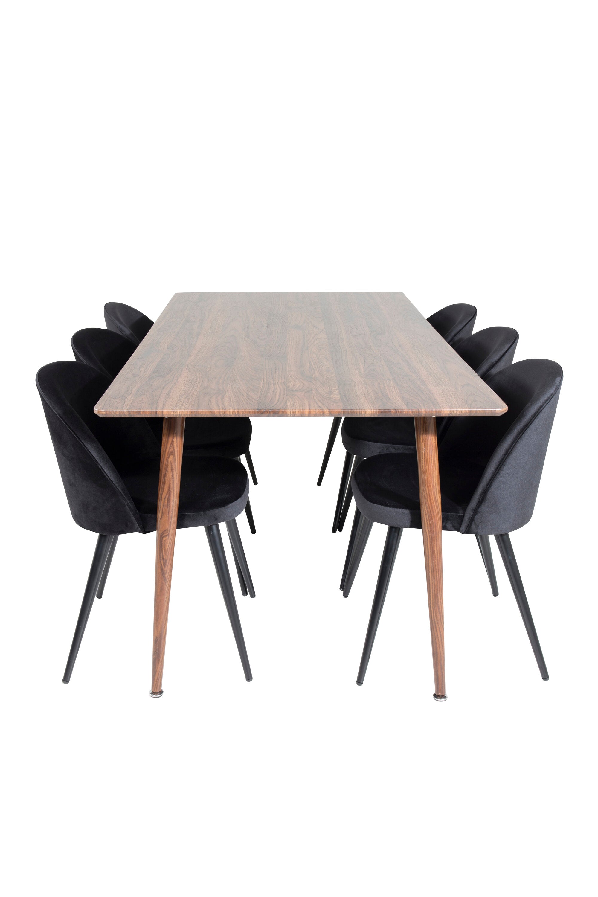 Venture Home Matgrupp Polar med stolarna Velvet