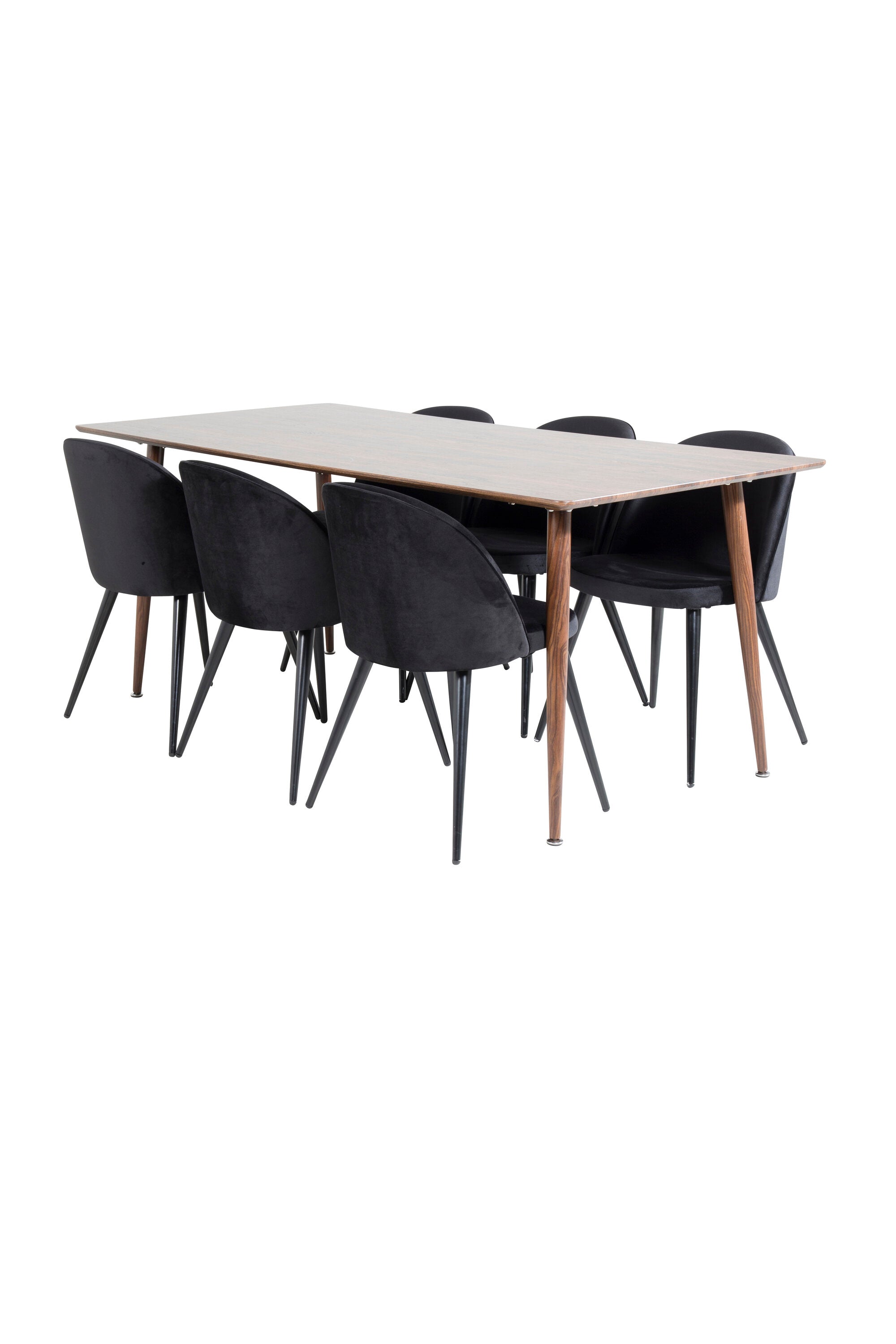 Venture Home Matgrupp Polar med stolarna Velvet