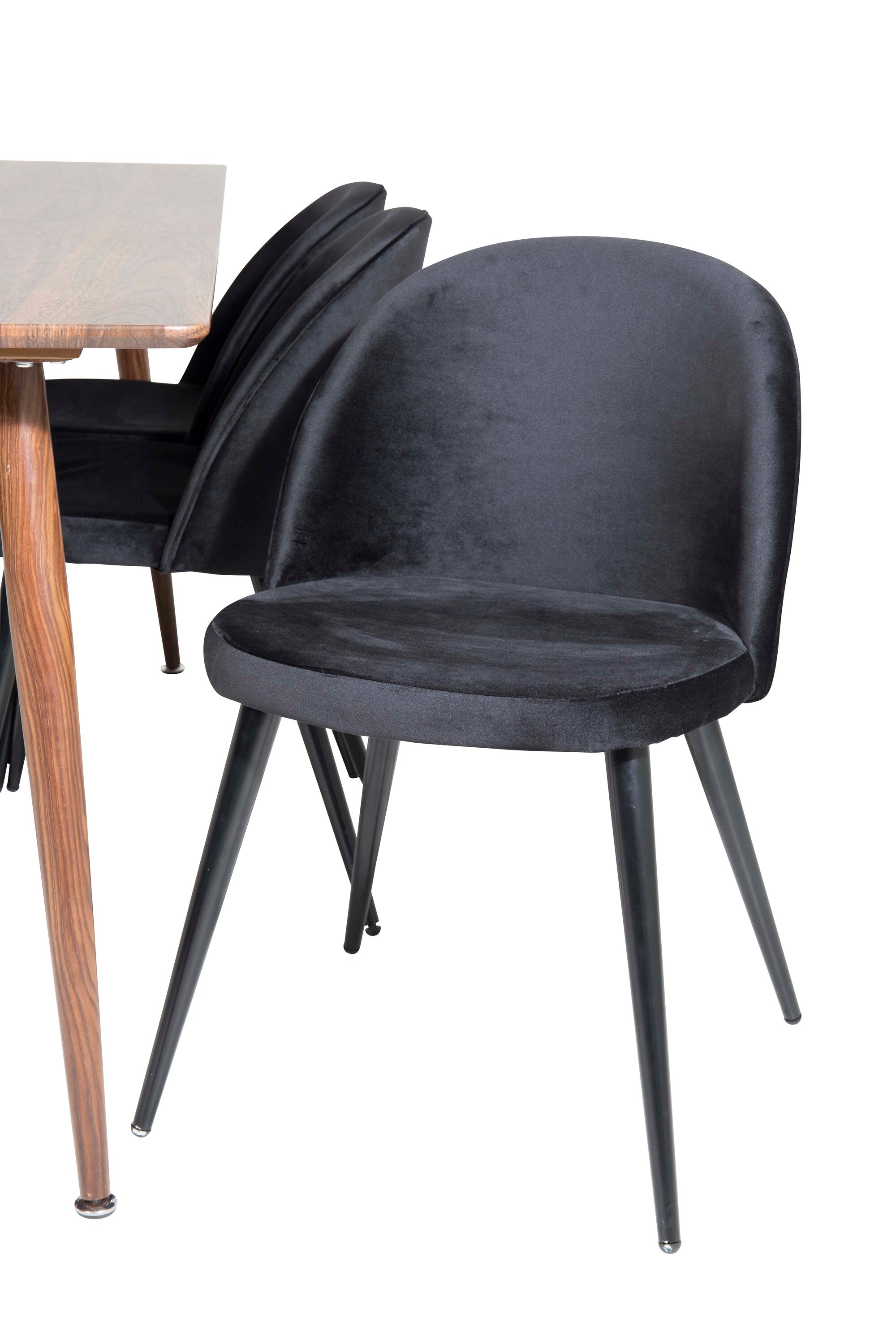 Venture Home Matgrupp Polar med stolarna Velvet
