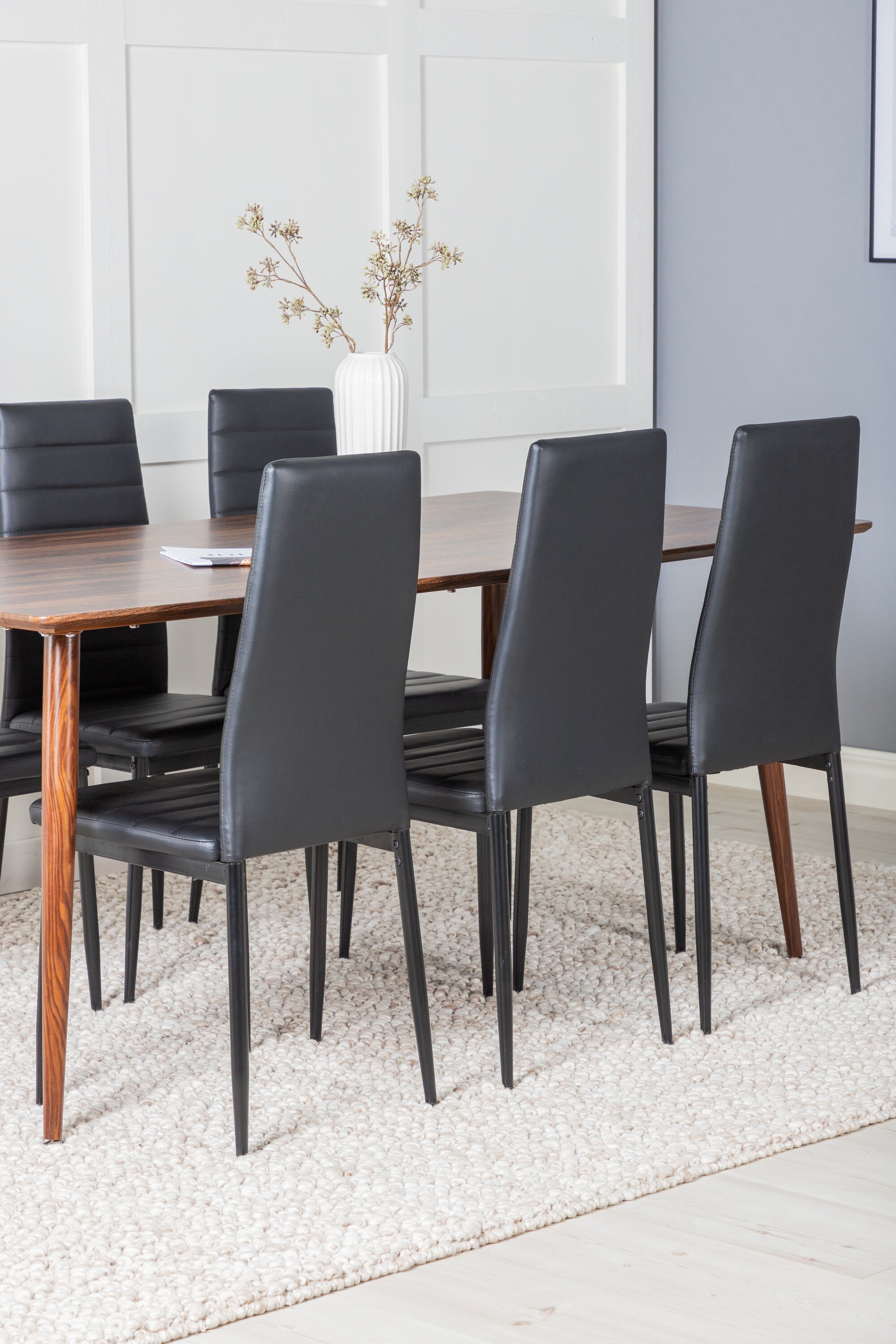 Venture Home Matgrupp Polar med stolarna Slim