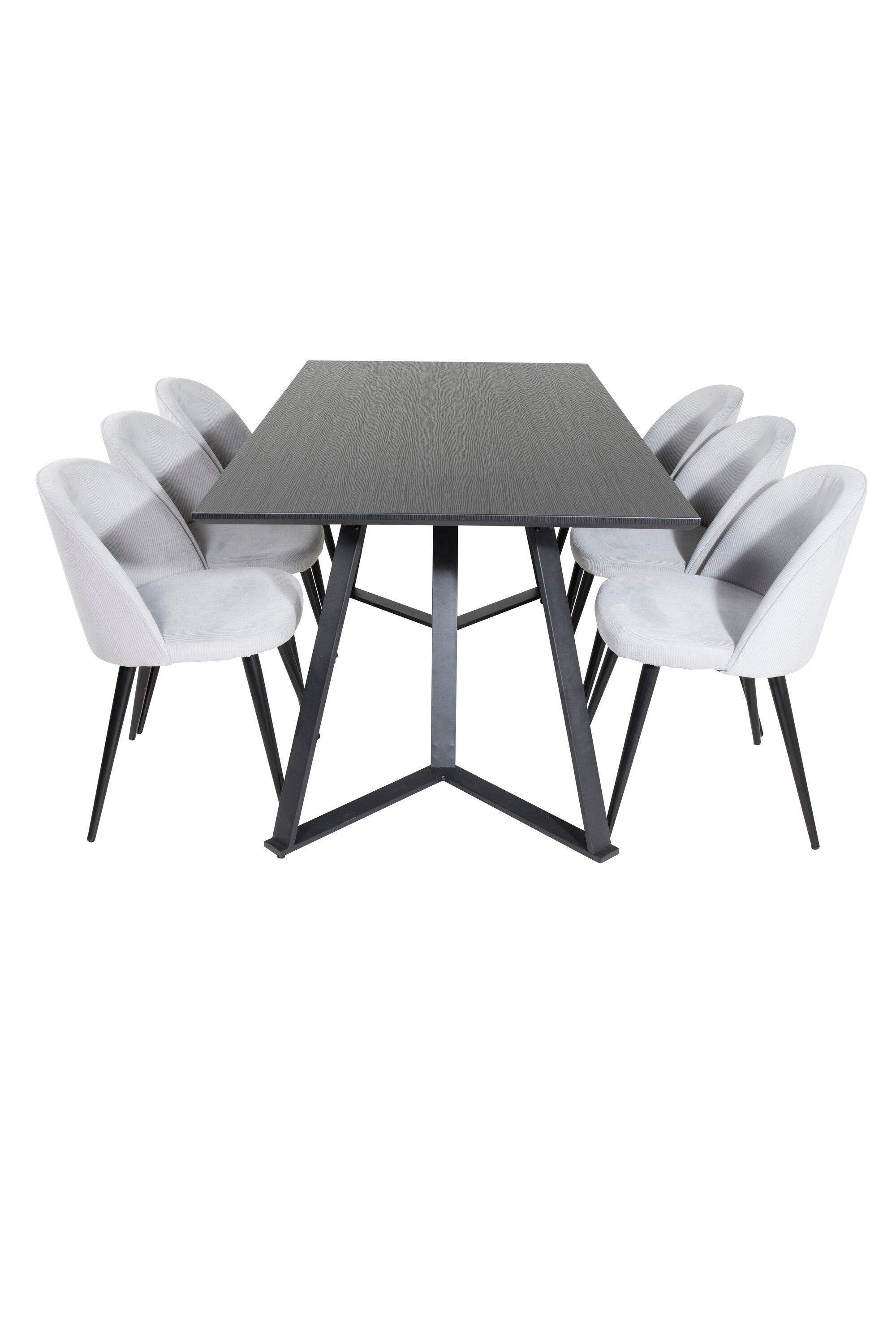 Venture Home Matgrupp Marina med stolarna Velvet