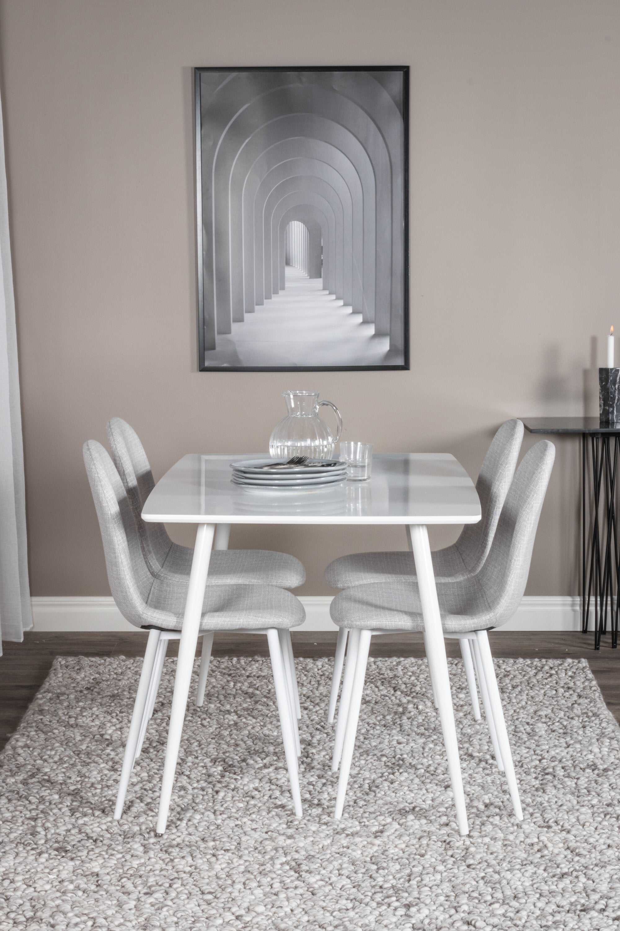 Venture Home Matgrupp Polar med stolarna Polar