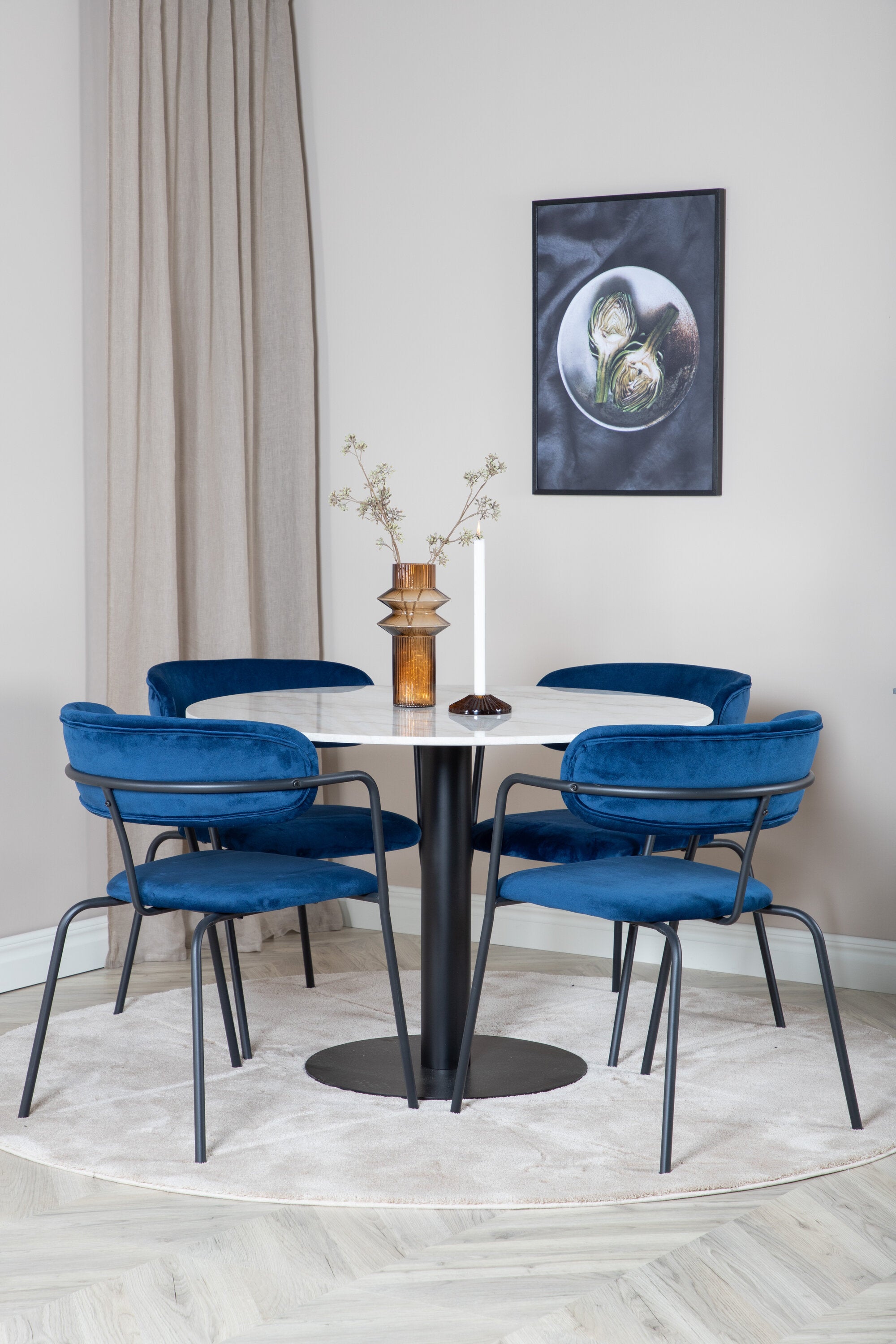 Venture Home Estelle Rund Matgrupp