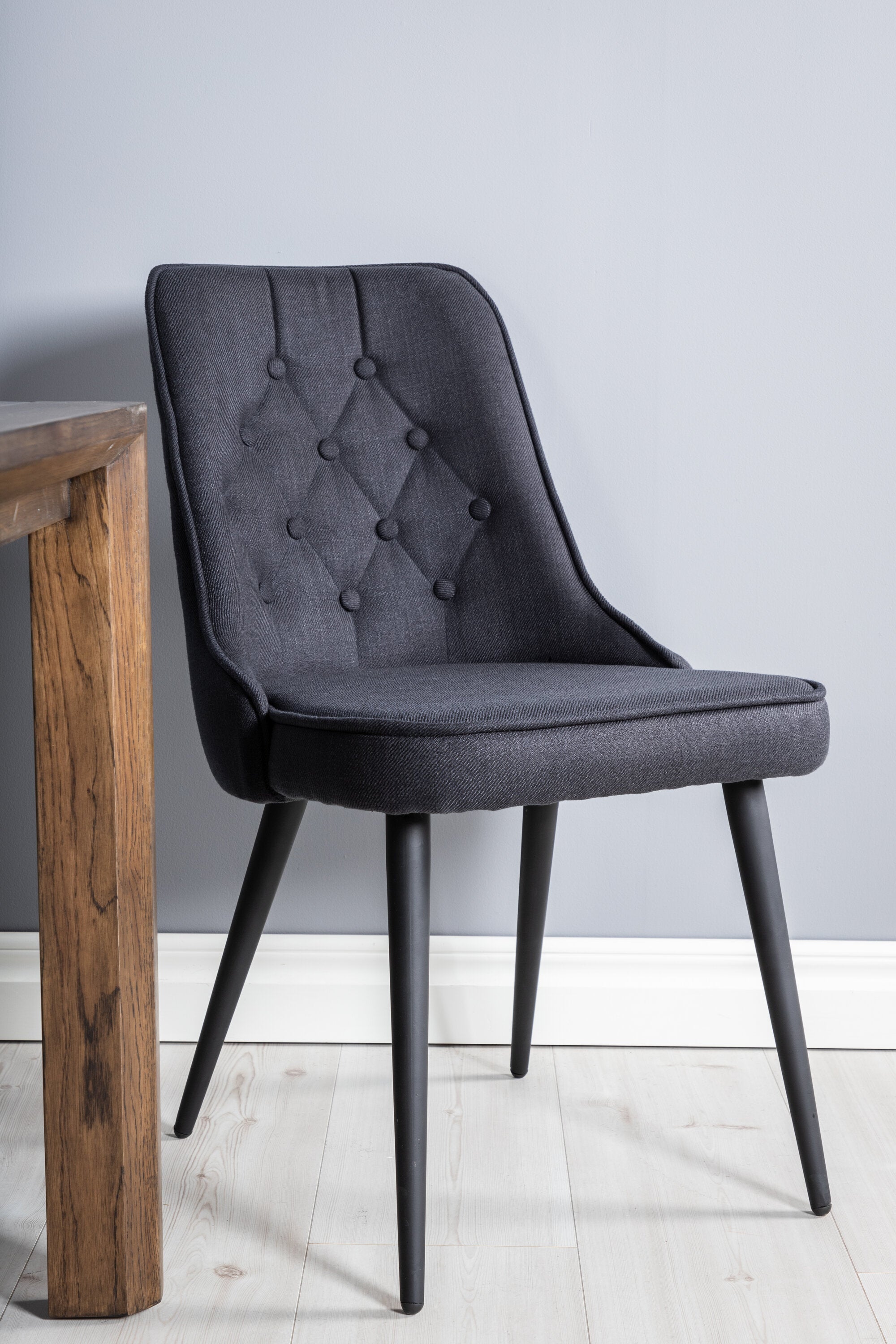 Venture Home Matgrupp Slider med 6st matstolar Velvet Deluxe