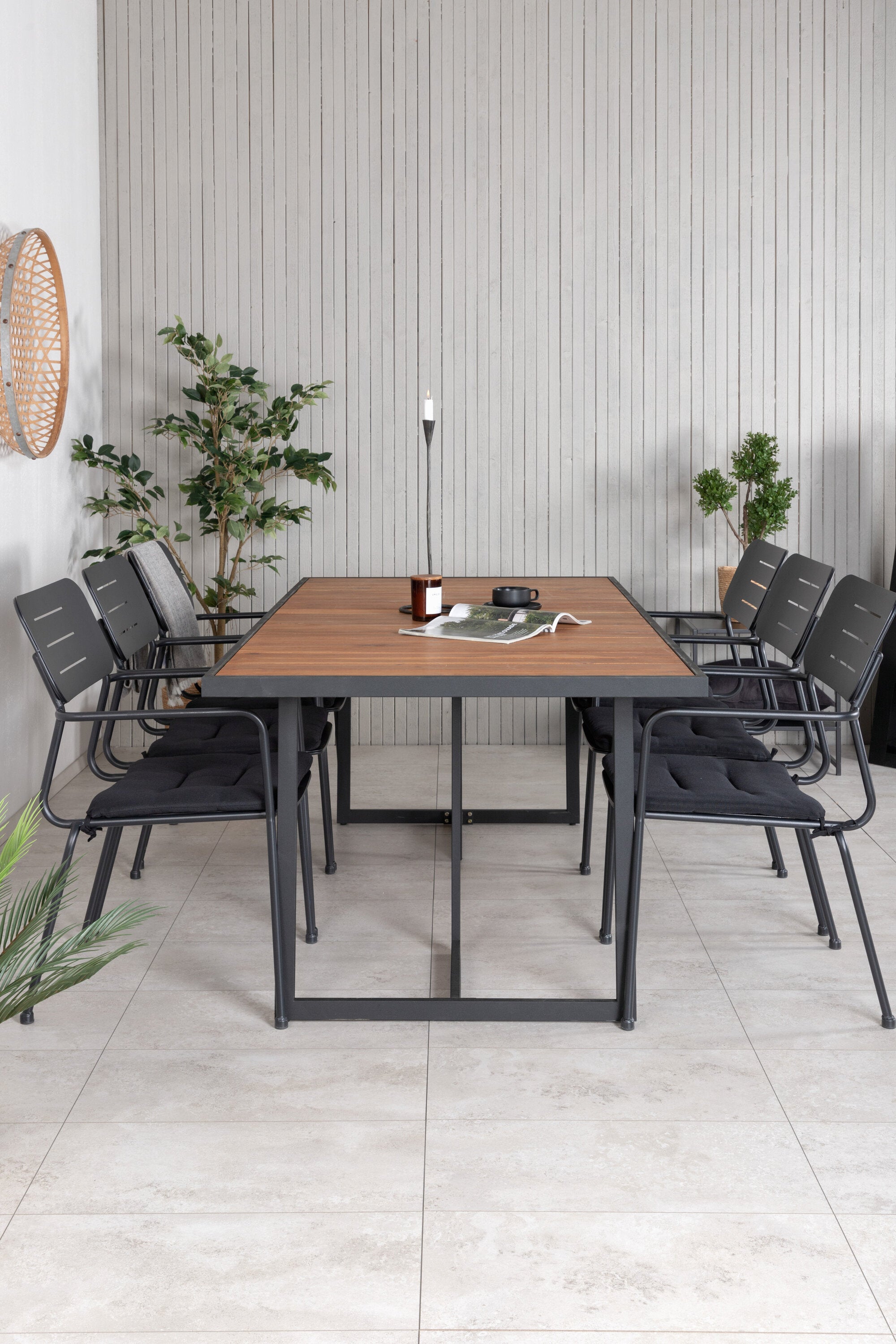 Venture Home Matgrupp Khung med stolarna Nicke