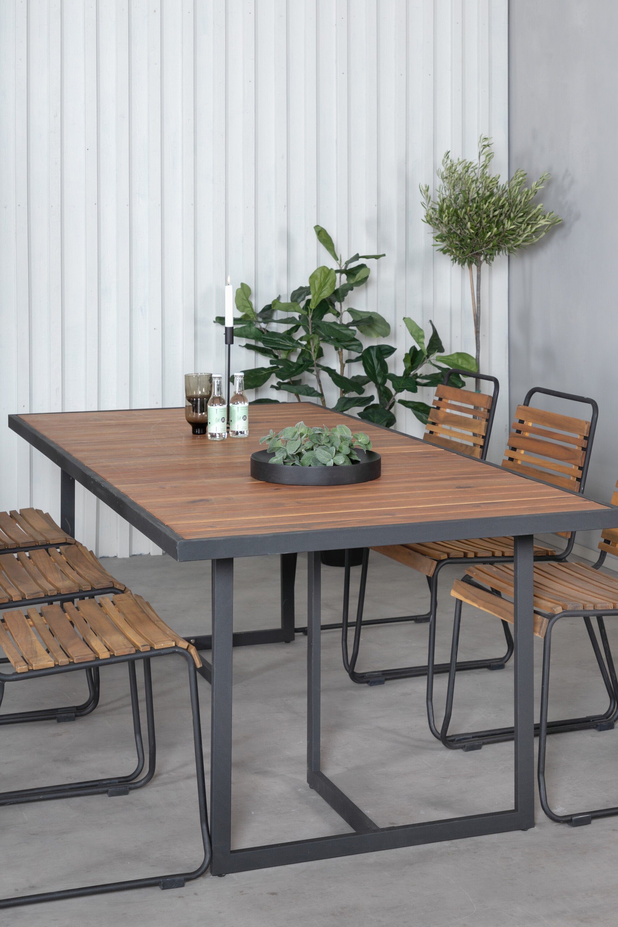 Venture Home Khung Matgrupp Med 6 Bois Stolar