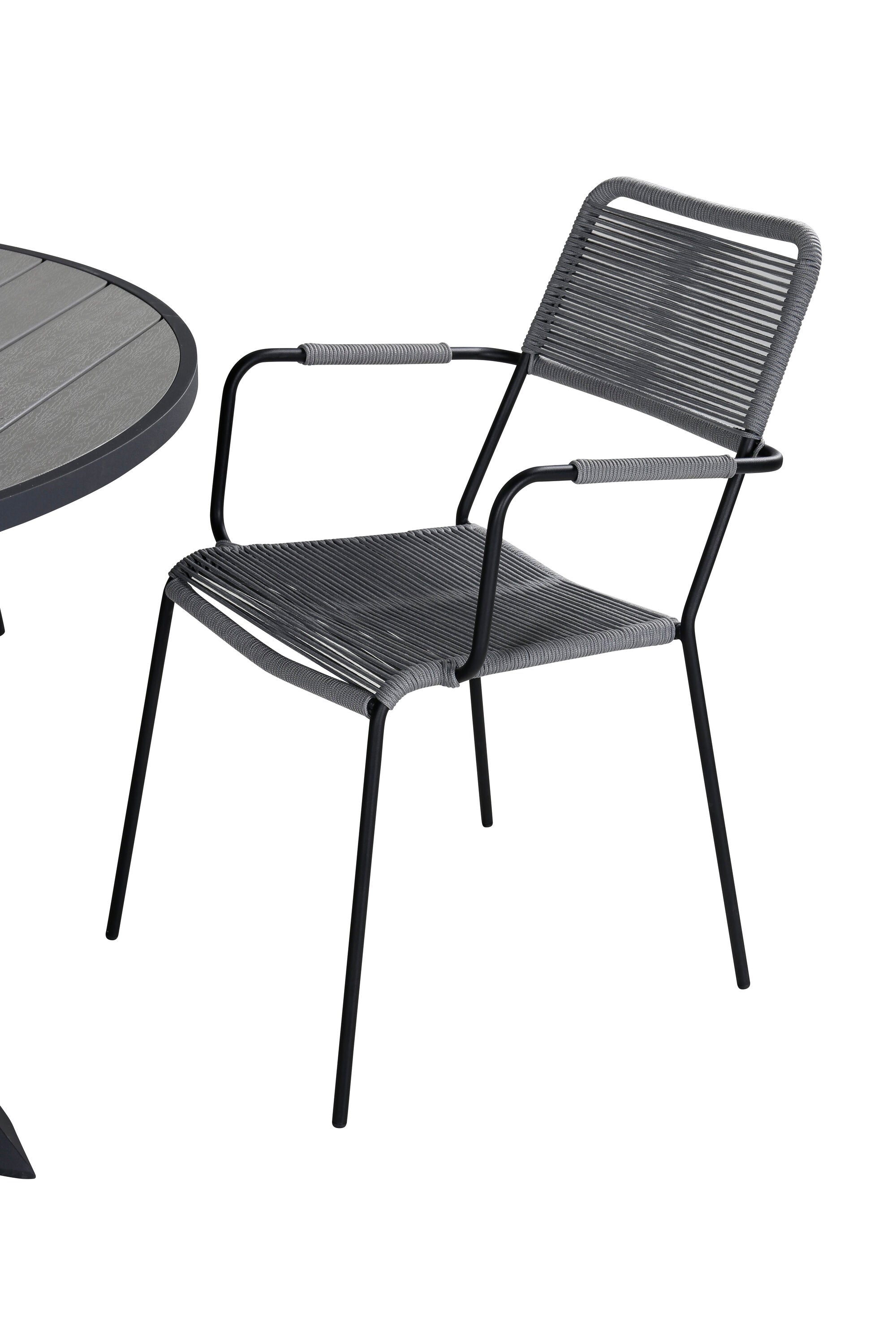 Venture Home Parma Matgrupp Ø140 cm Med 6 Lindos Stolar