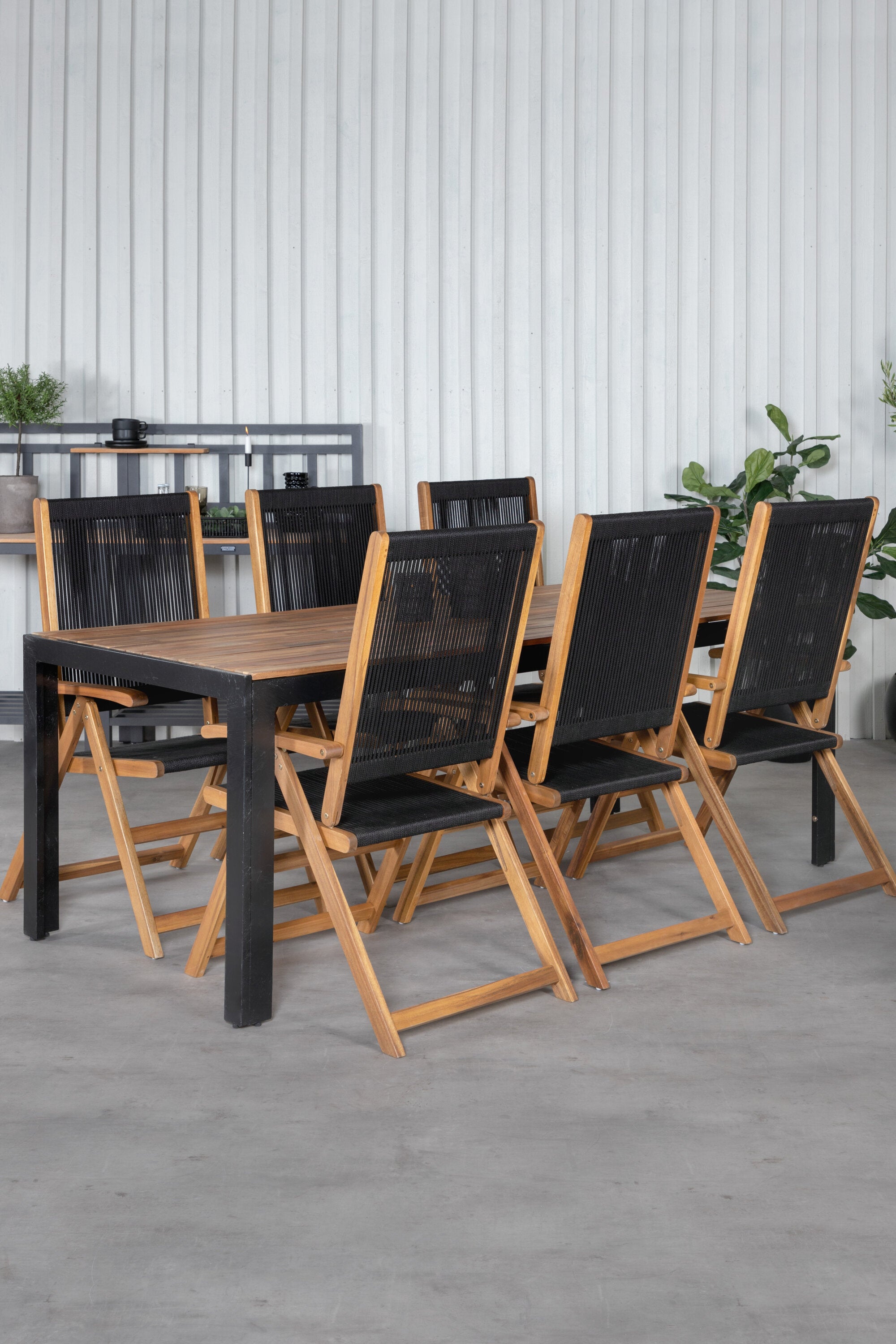 Venture Home Bois Rektangulär Matgrupp