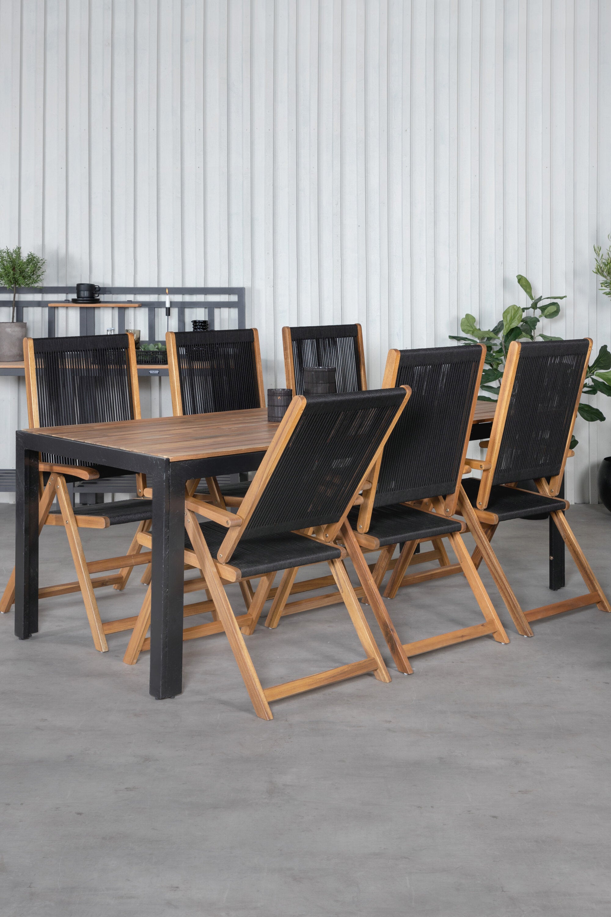 Venture Home Bois Rektangulär Matgrupp
