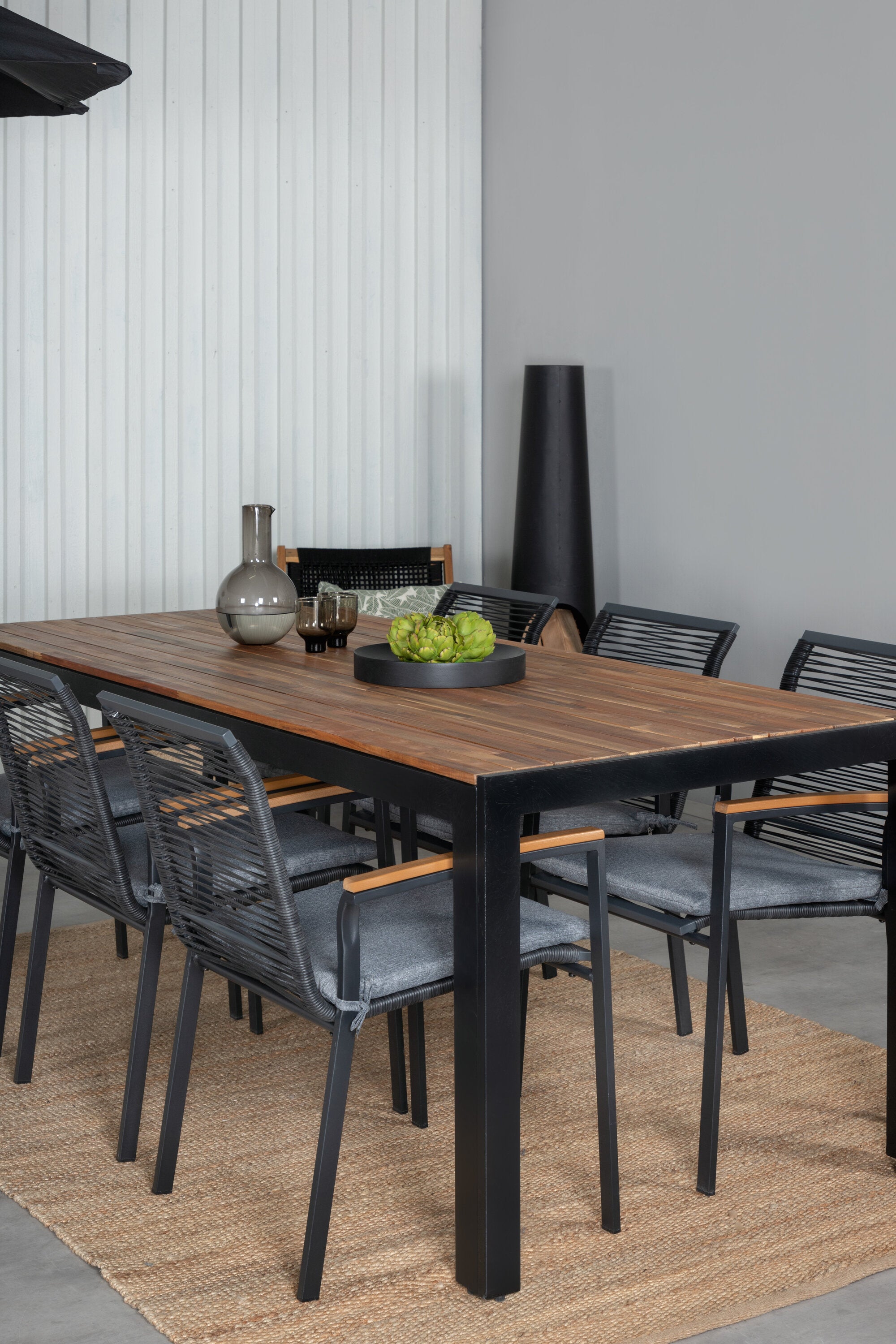 Venture Home Bois Rektangulär Matgrupp