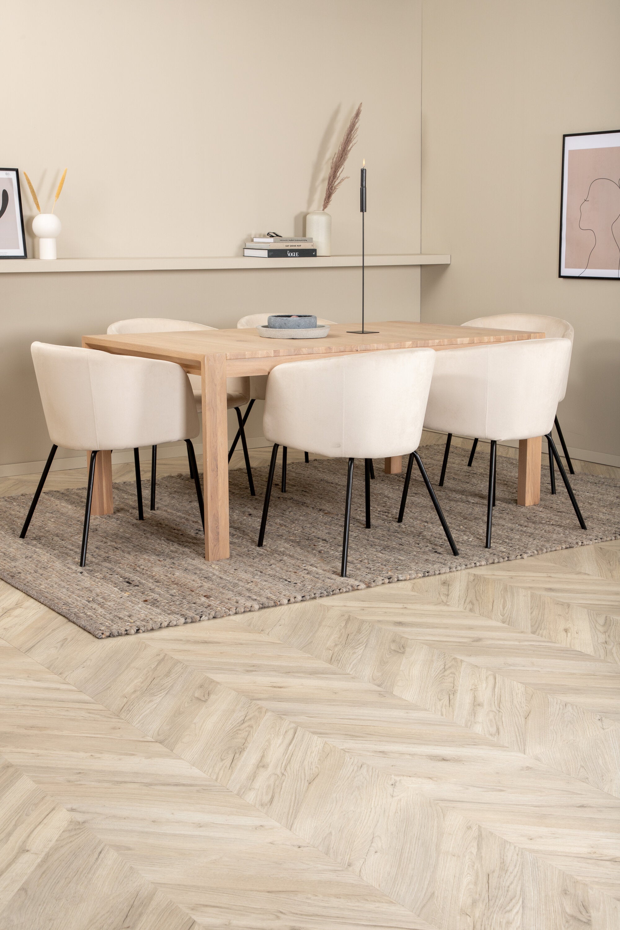 Venture Home Matgrupp Slider med stolarna Berit