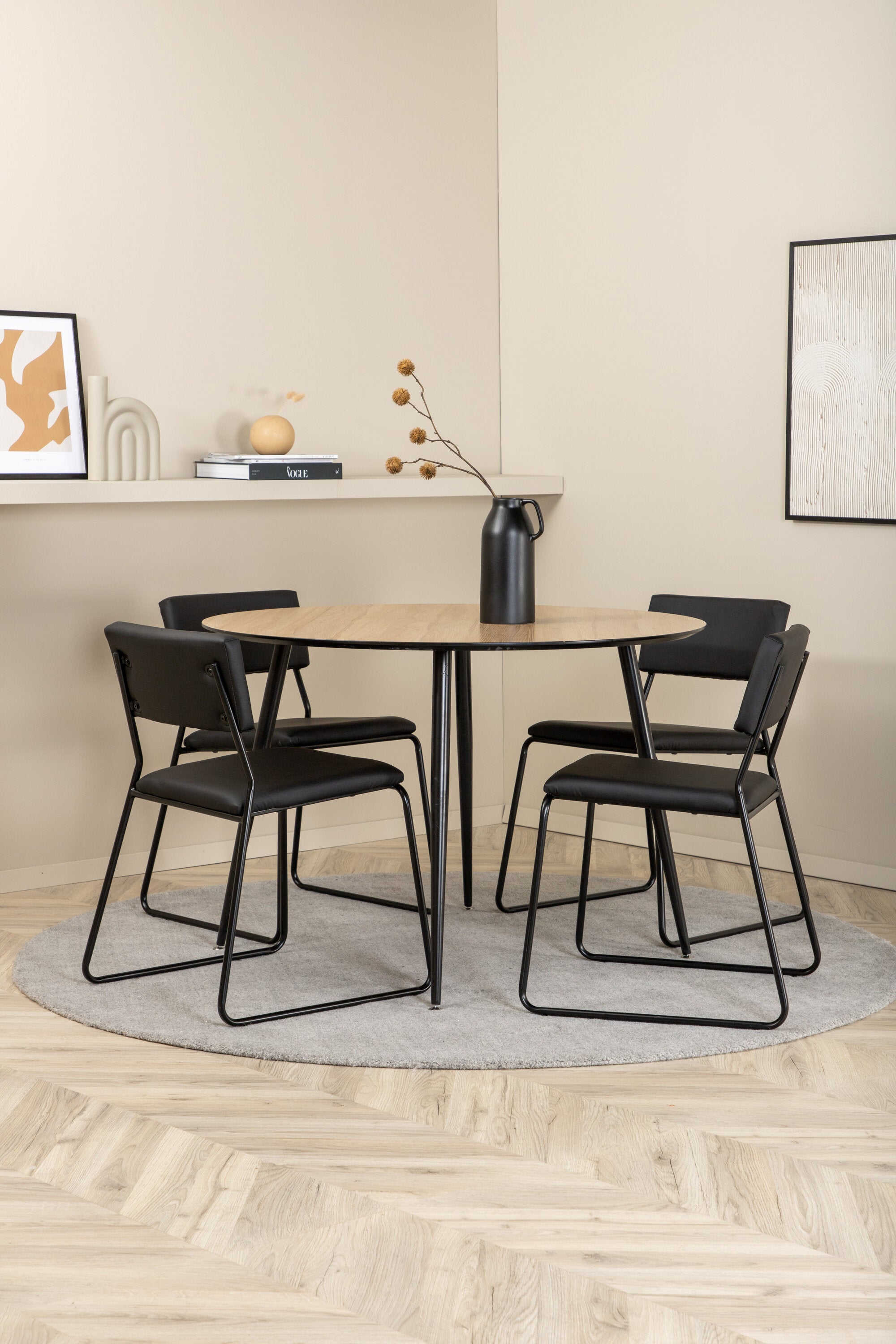 Venture Home Silar Rund Matgrupp