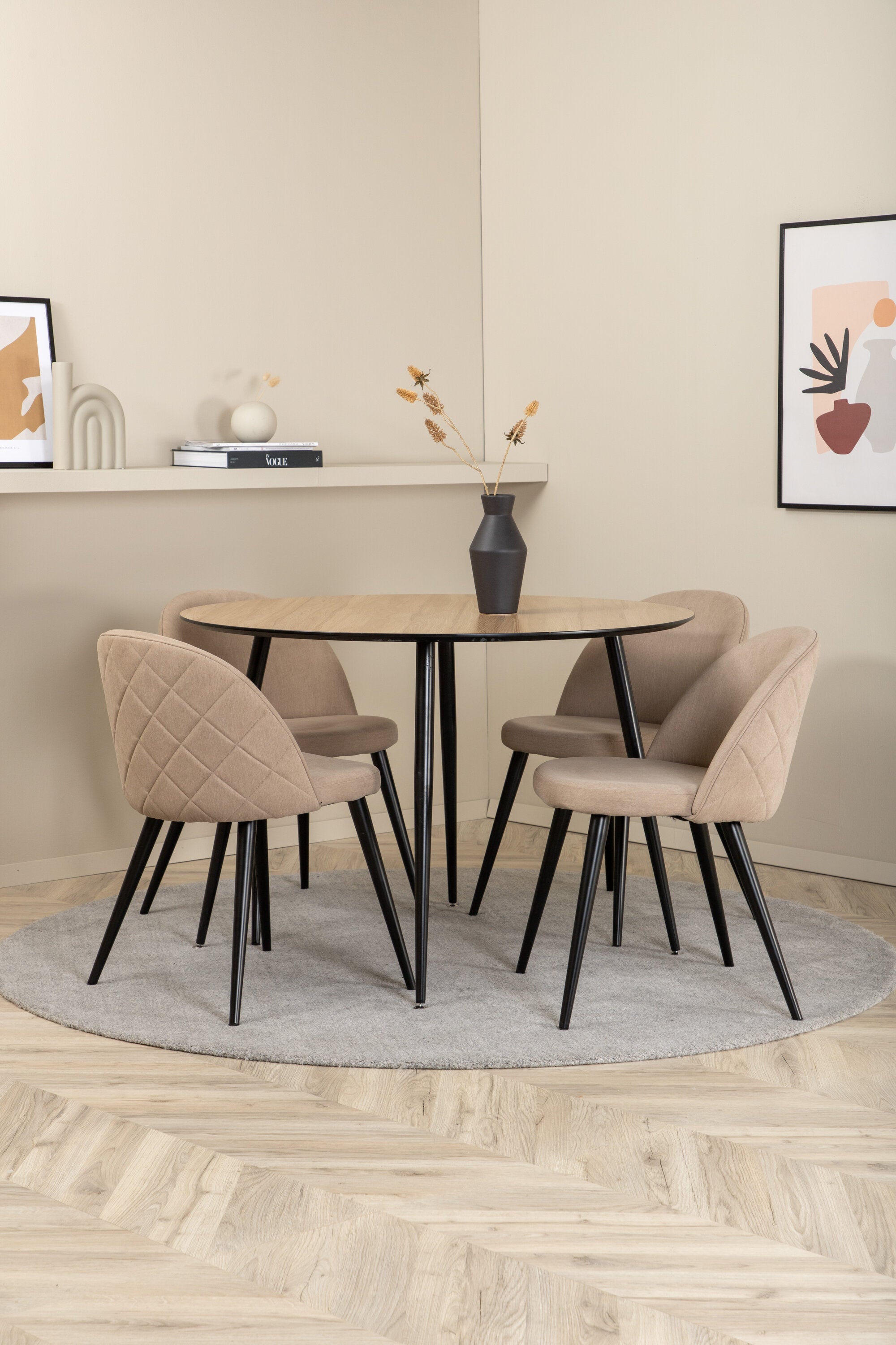 Venture Home Silar Rund Matgrupp