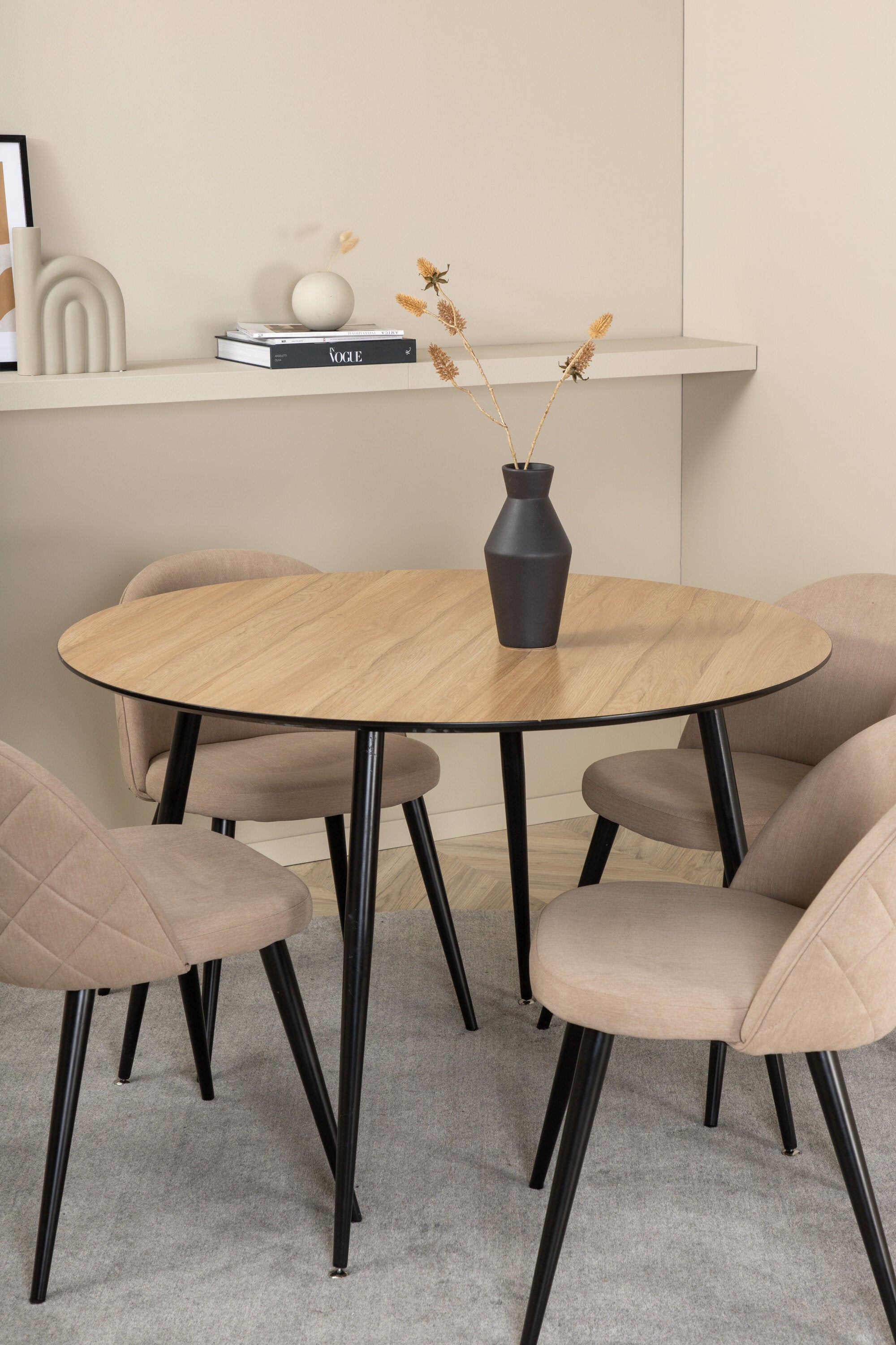 Venture Home Silar Rund Matgrupp