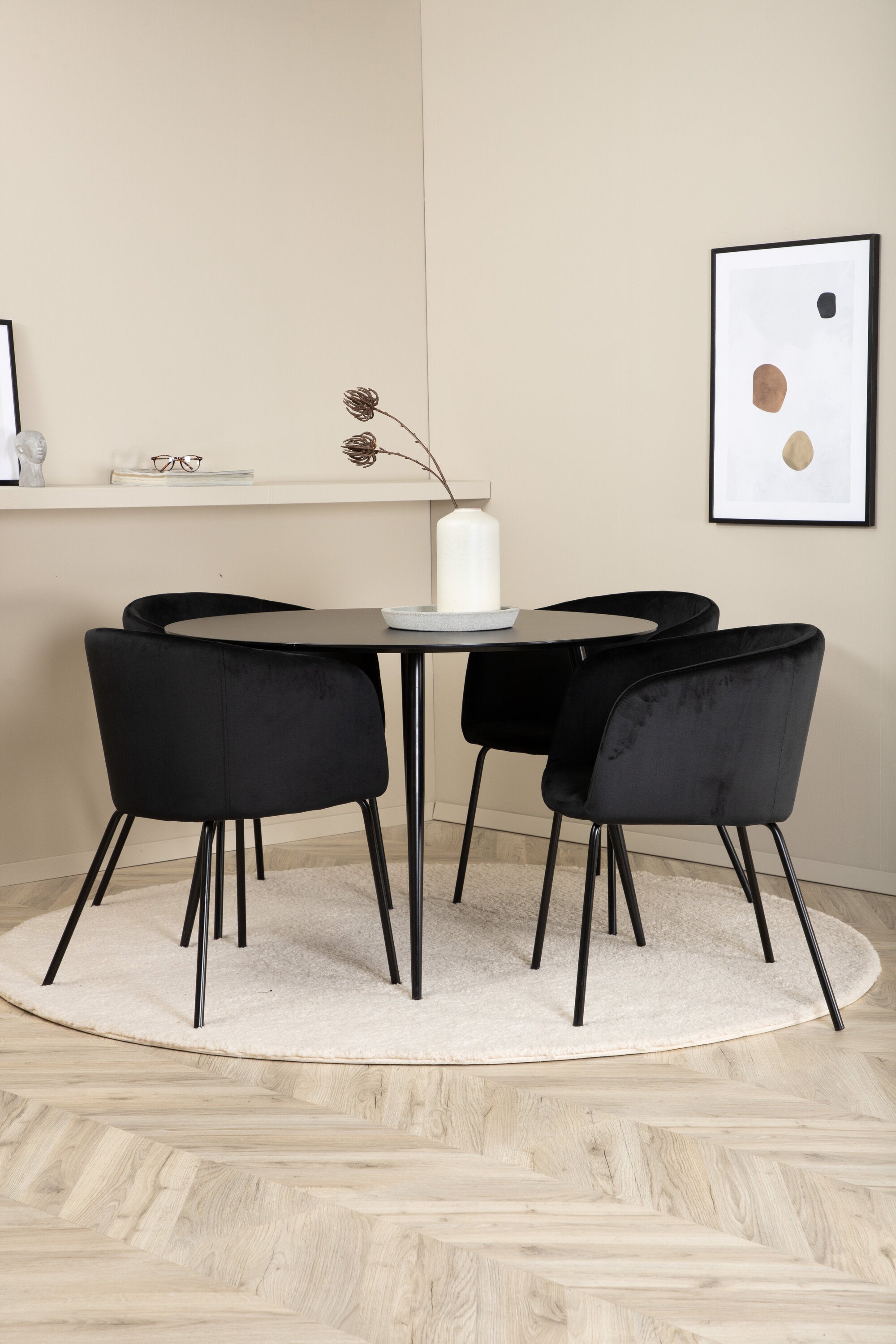 Venture Home Silar Rund Matgrupp