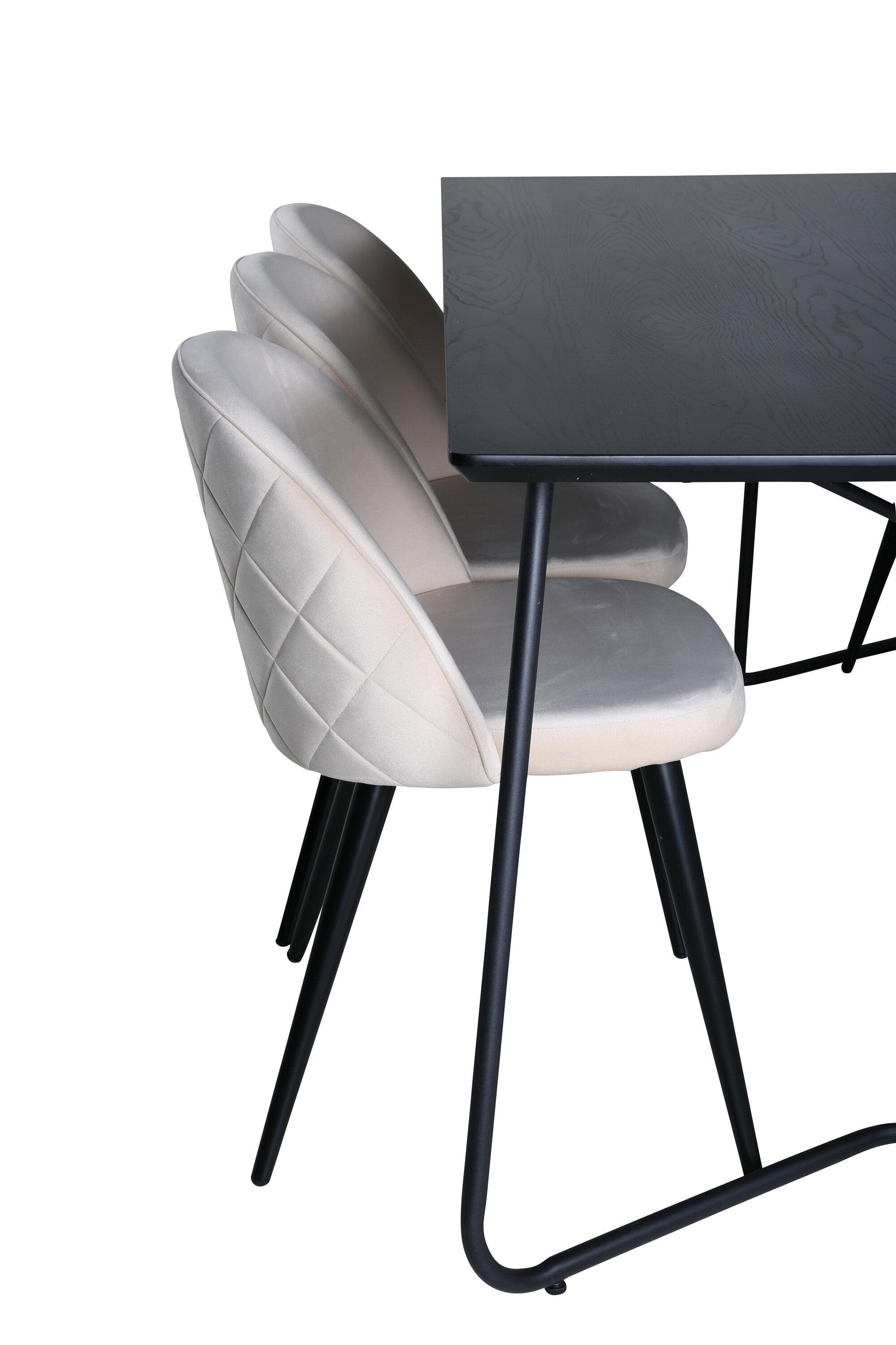Venture Home Matgrupp Petra med stolarna Velvet
