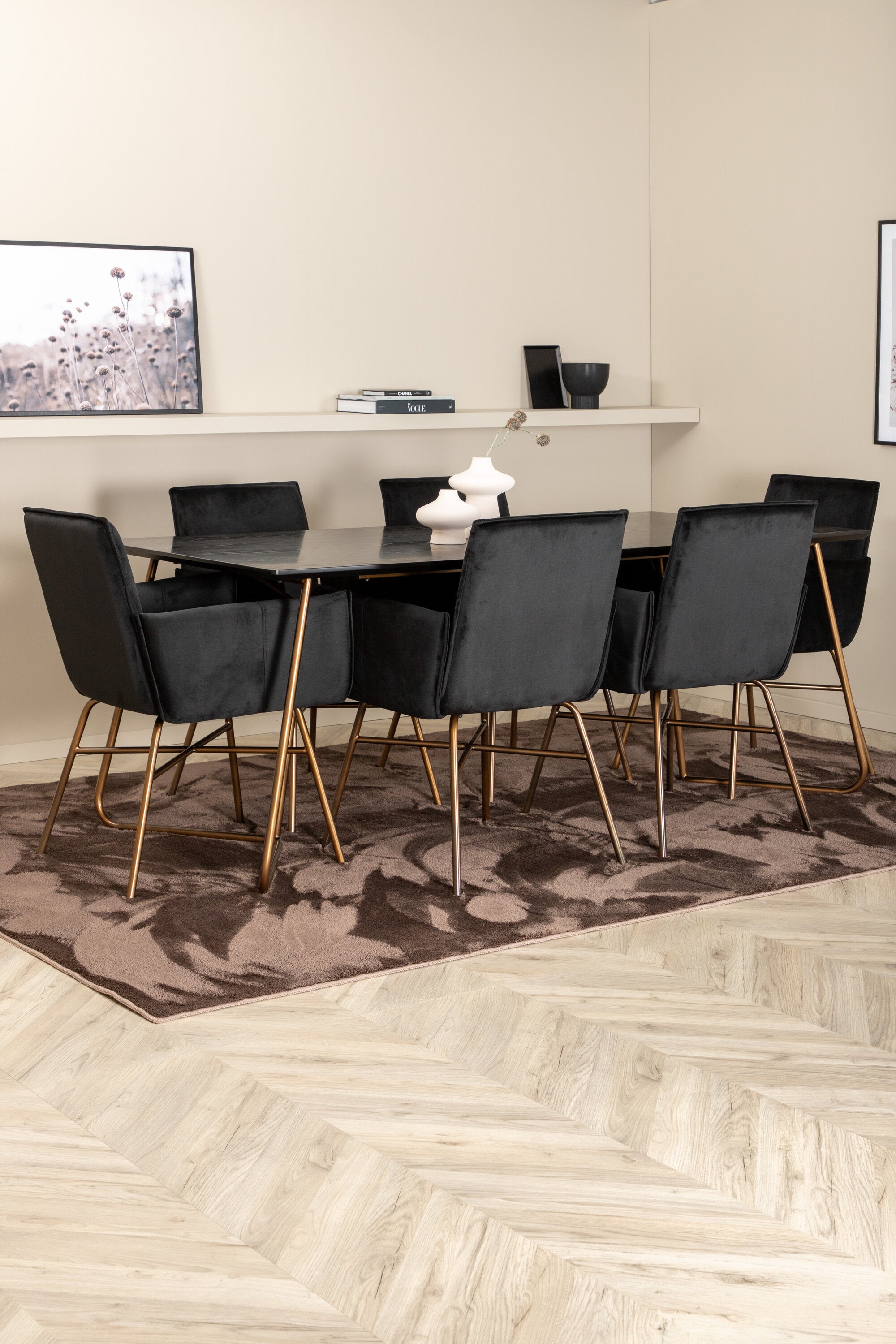 Venture Home Petra Rektangulär Matgrupp