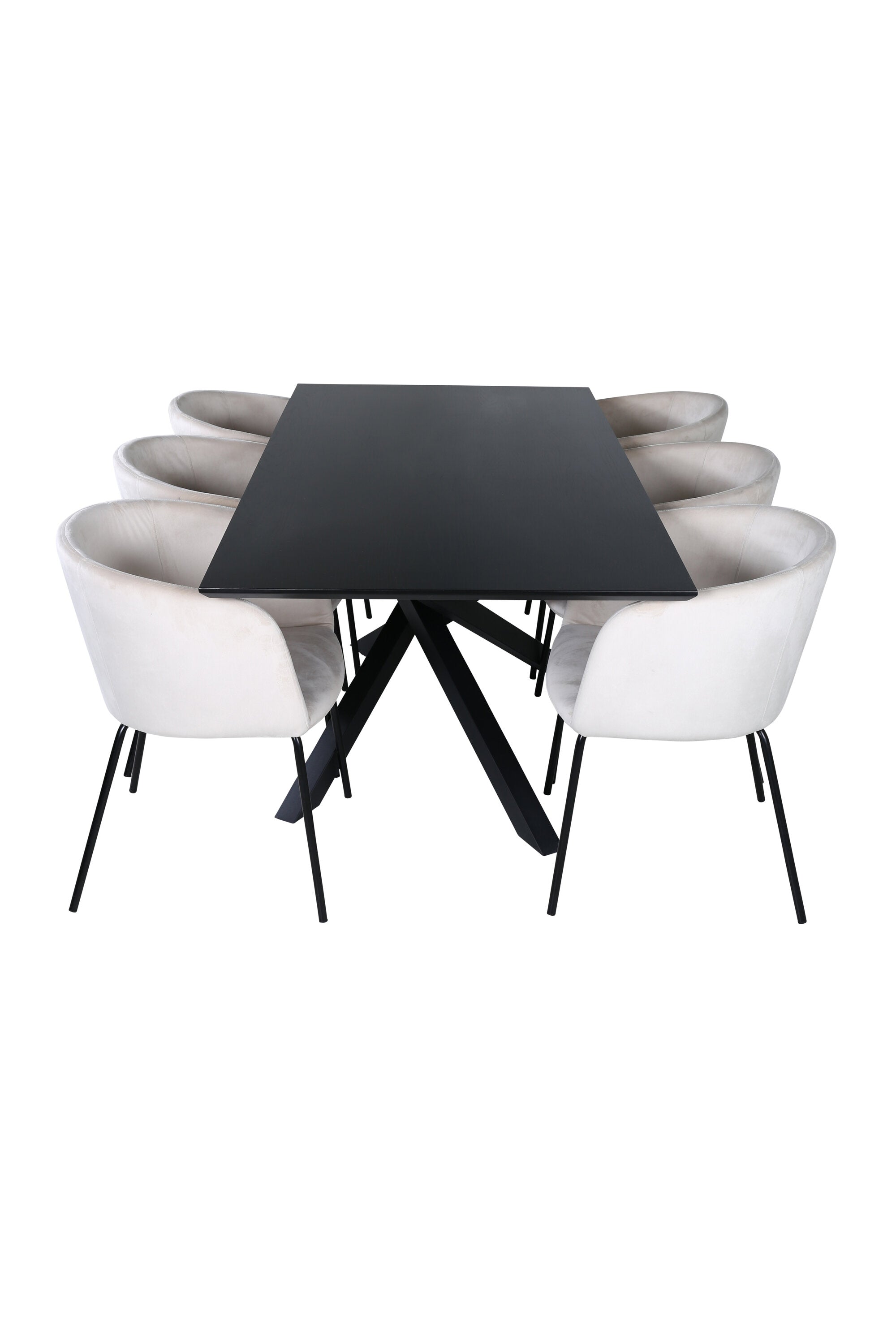 Venture Home Matgrupp Piazza med stolarna Berit