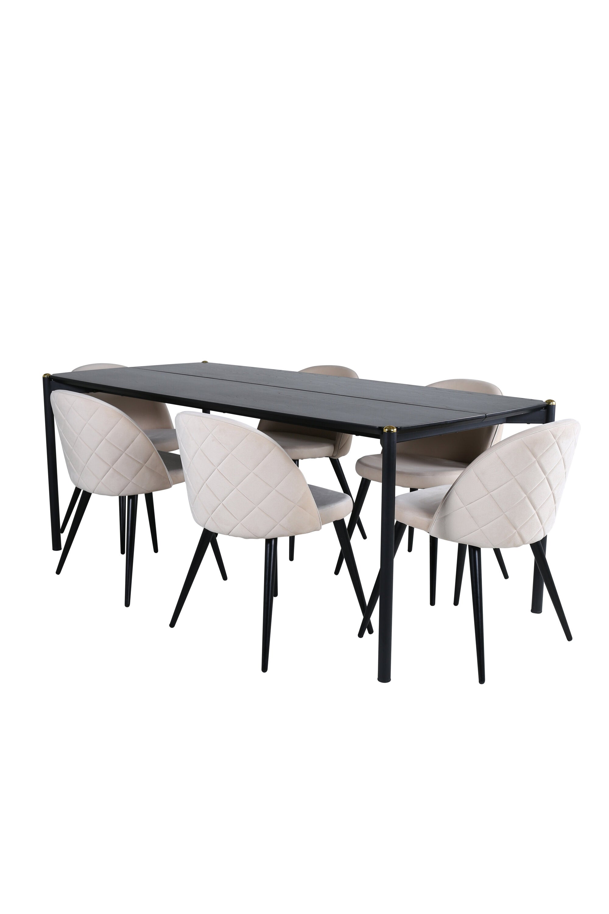 Venture Home Matgrupp Pelle med stolarna Velvet