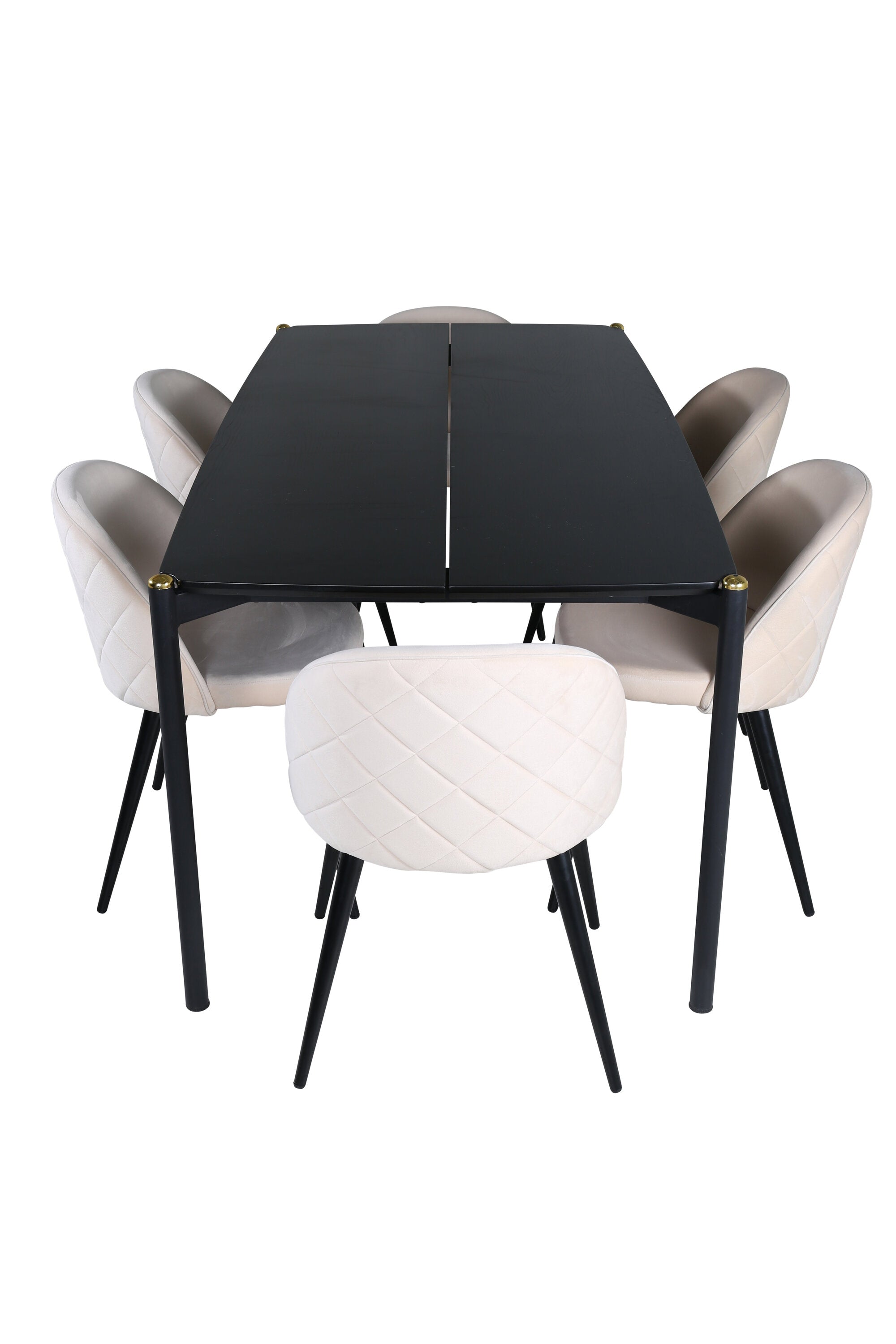 Venture Home Matgrupp Pelle med stolarna Velvet