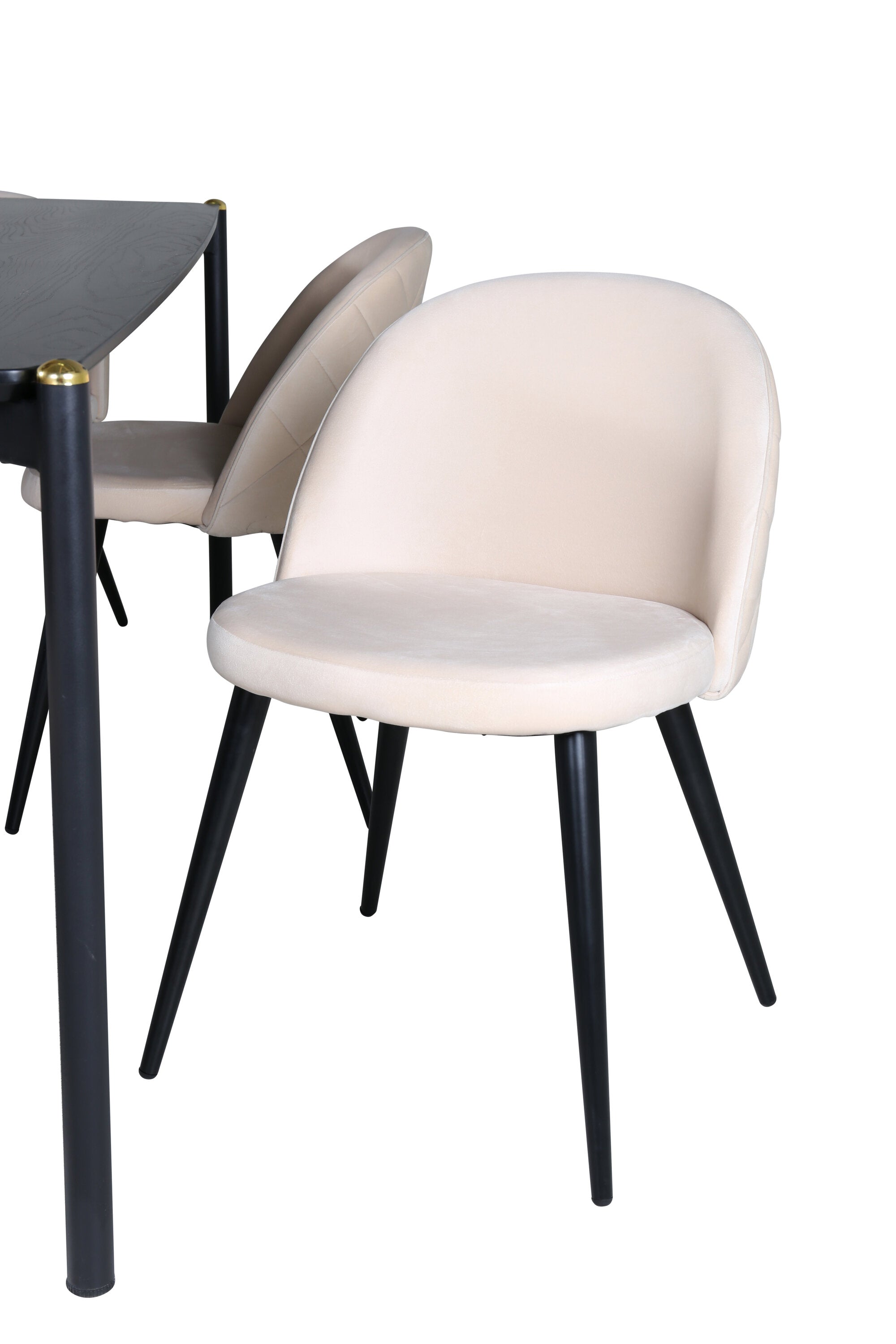 Venture Home Matgrupp Pelle med stolarna Velvet