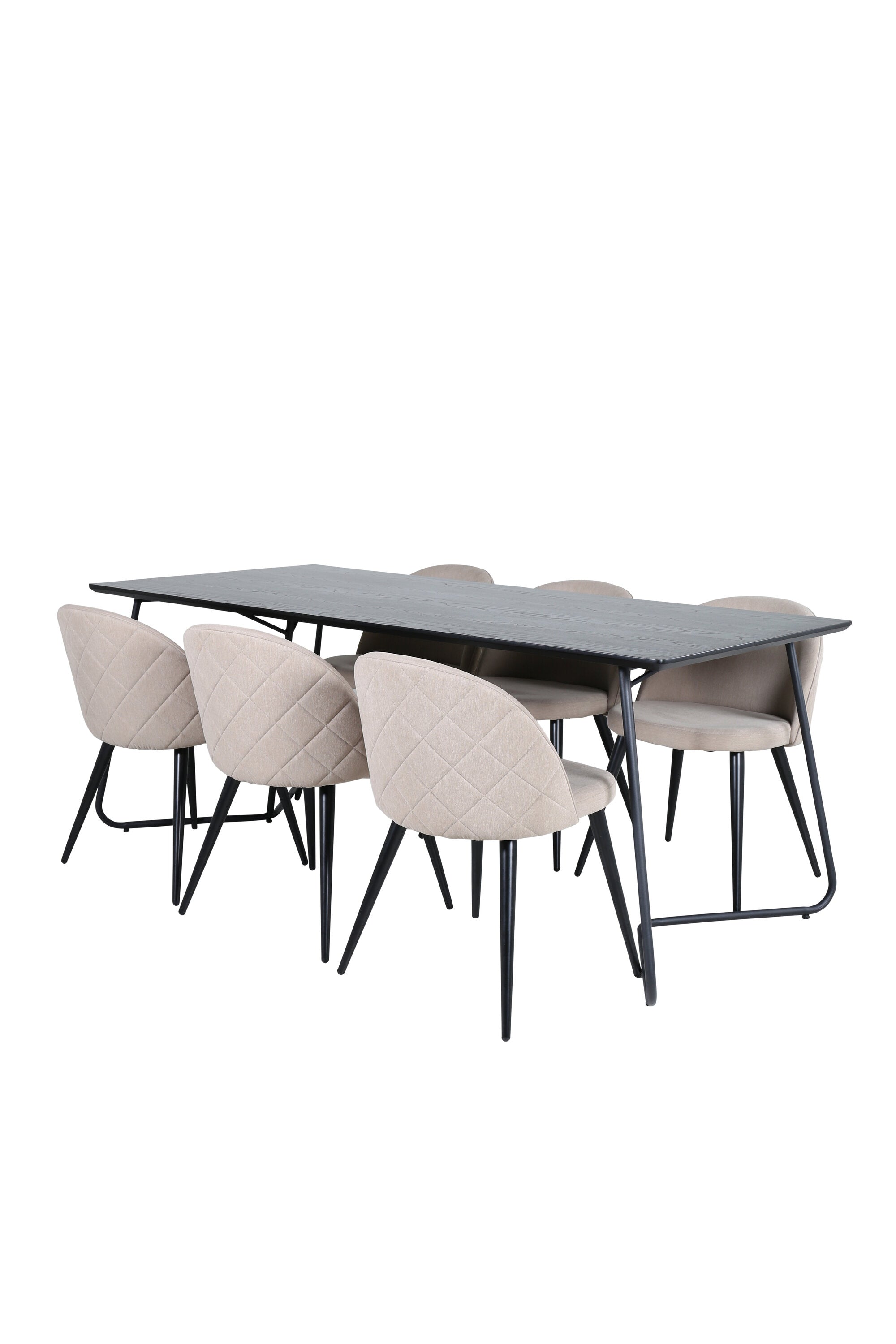 Venture Home Matgrupp Petra med stolarna Velvet