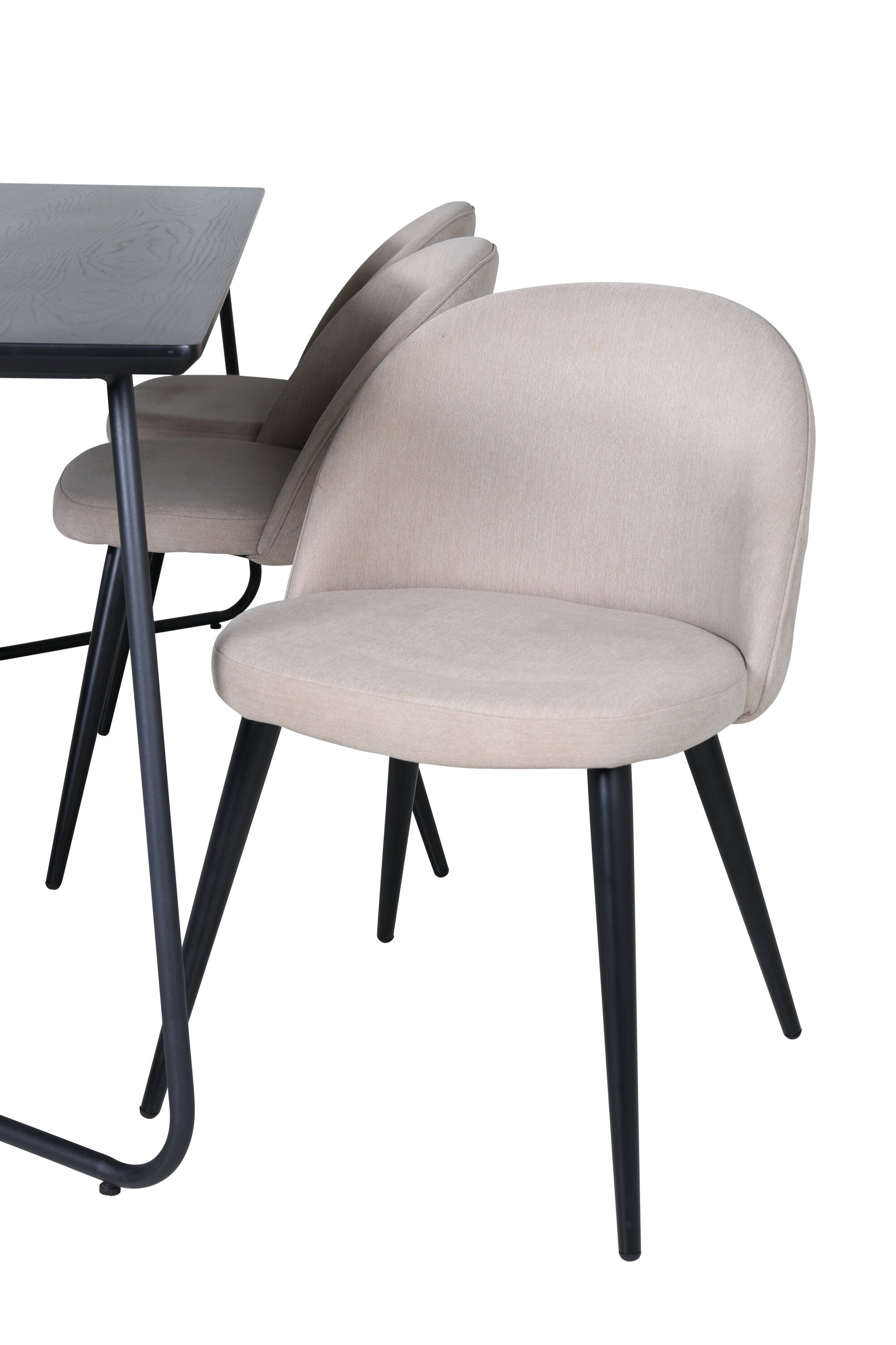 Venture Home Matgrupp Petra med stolarna Velvet