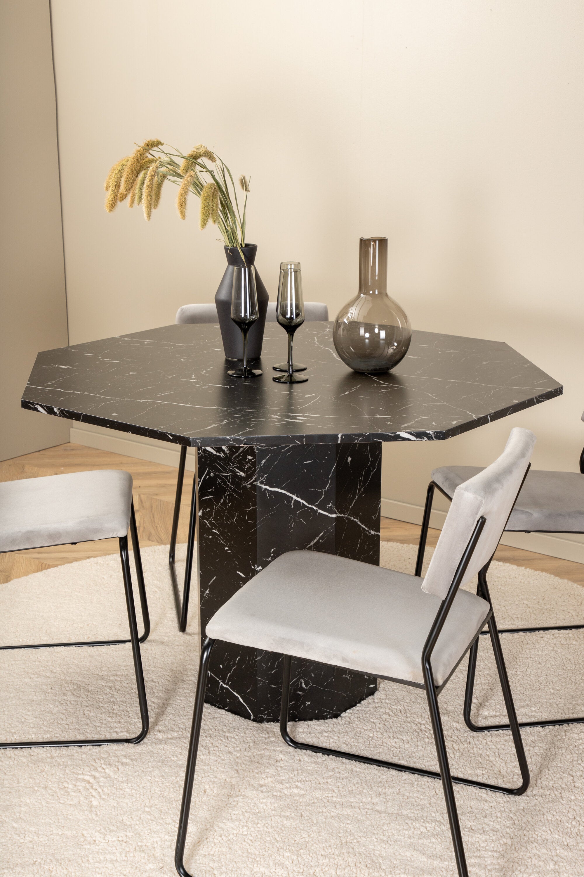 Venture Home Matgrupp Marbs med stolarna Kenth