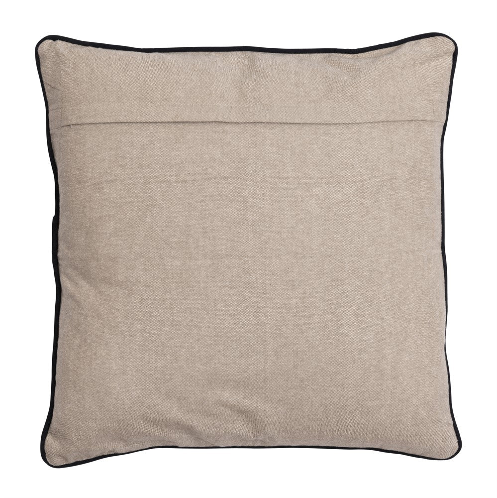 Mogihome Kuddfodral Manja, 50X50 Cm, Beige/Mörkblå