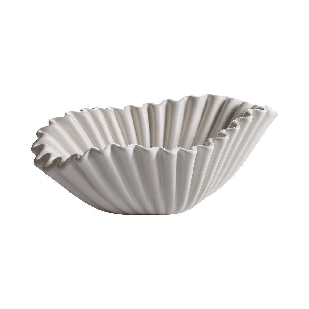 Mogihome Skål Vilja Stor, 24 X 16 X 9 Cm, Creme