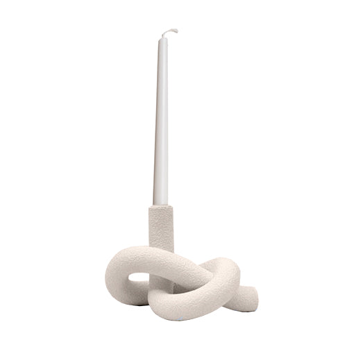 Mogihome Ljusstake Julie X 1, 22 X 12 Cm, Vit